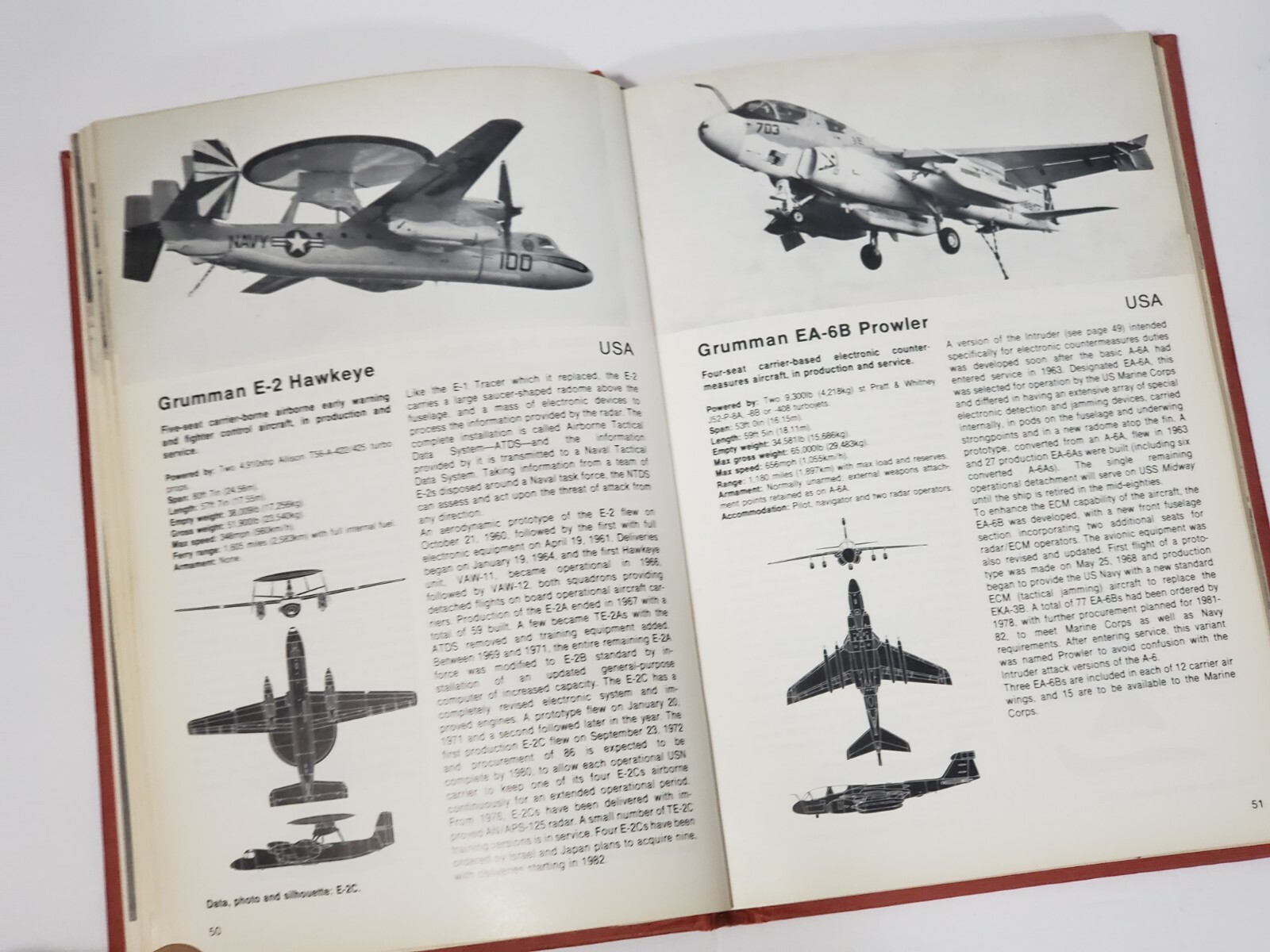 Military Aircraft of the World Hardcover John Taylor & Swanborough 1979 Book