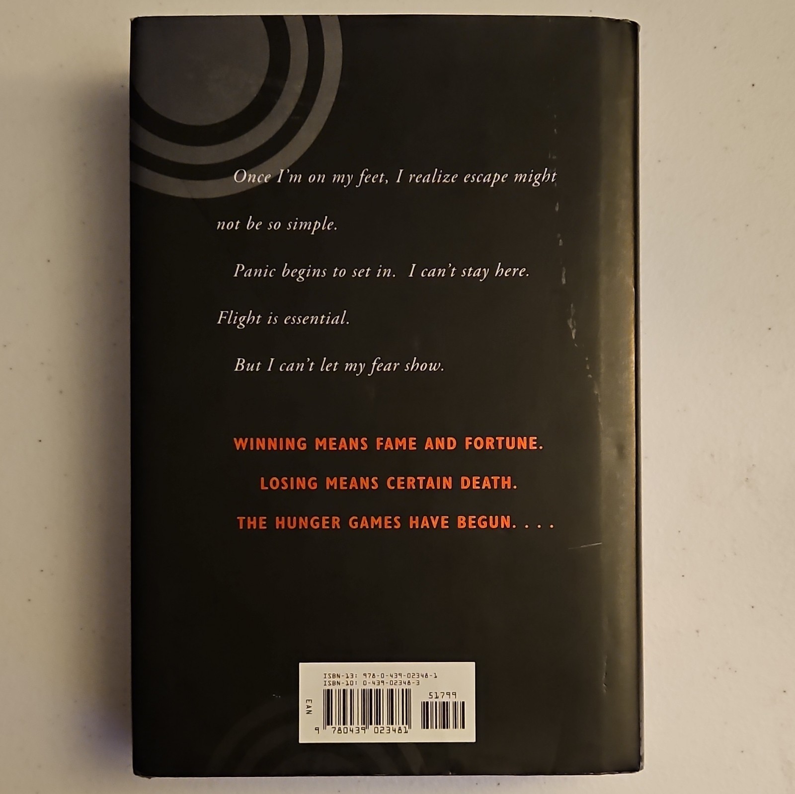 The Hunger Games Book 1 Hardcover 2008 Scholastic 1st Edition