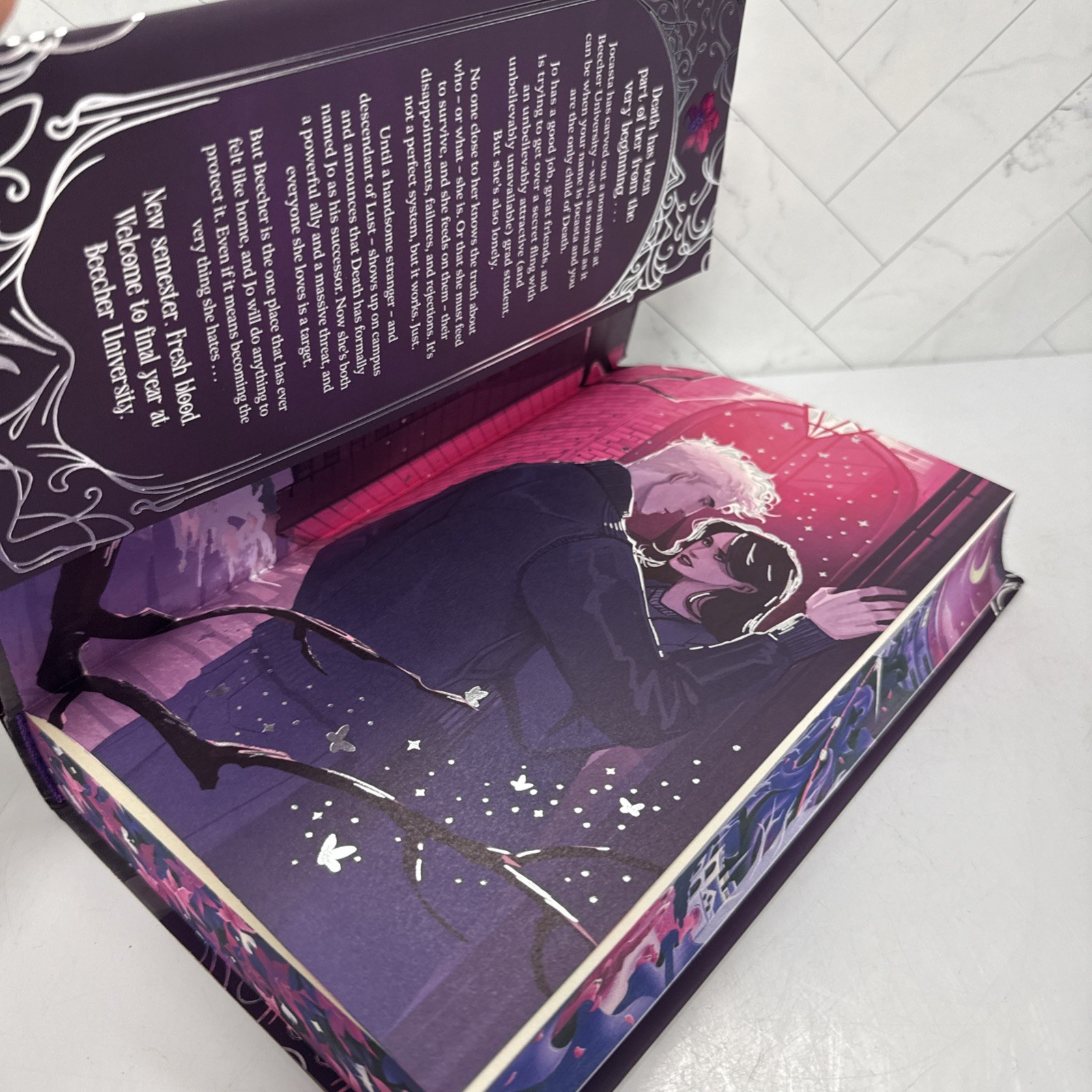 Fairyloot Special Edition Death’s Daughter by S.A. Barnes Sprayed Edges