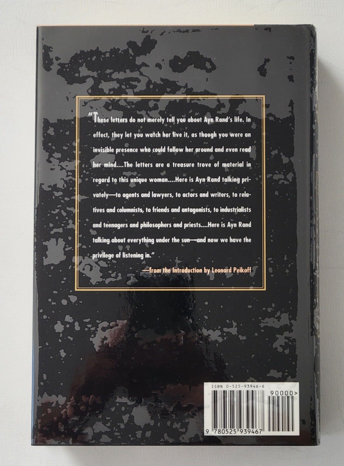 Letters of Ayn Rand Limited Ed HC Signed w Repro Letter, Number 134 of 225