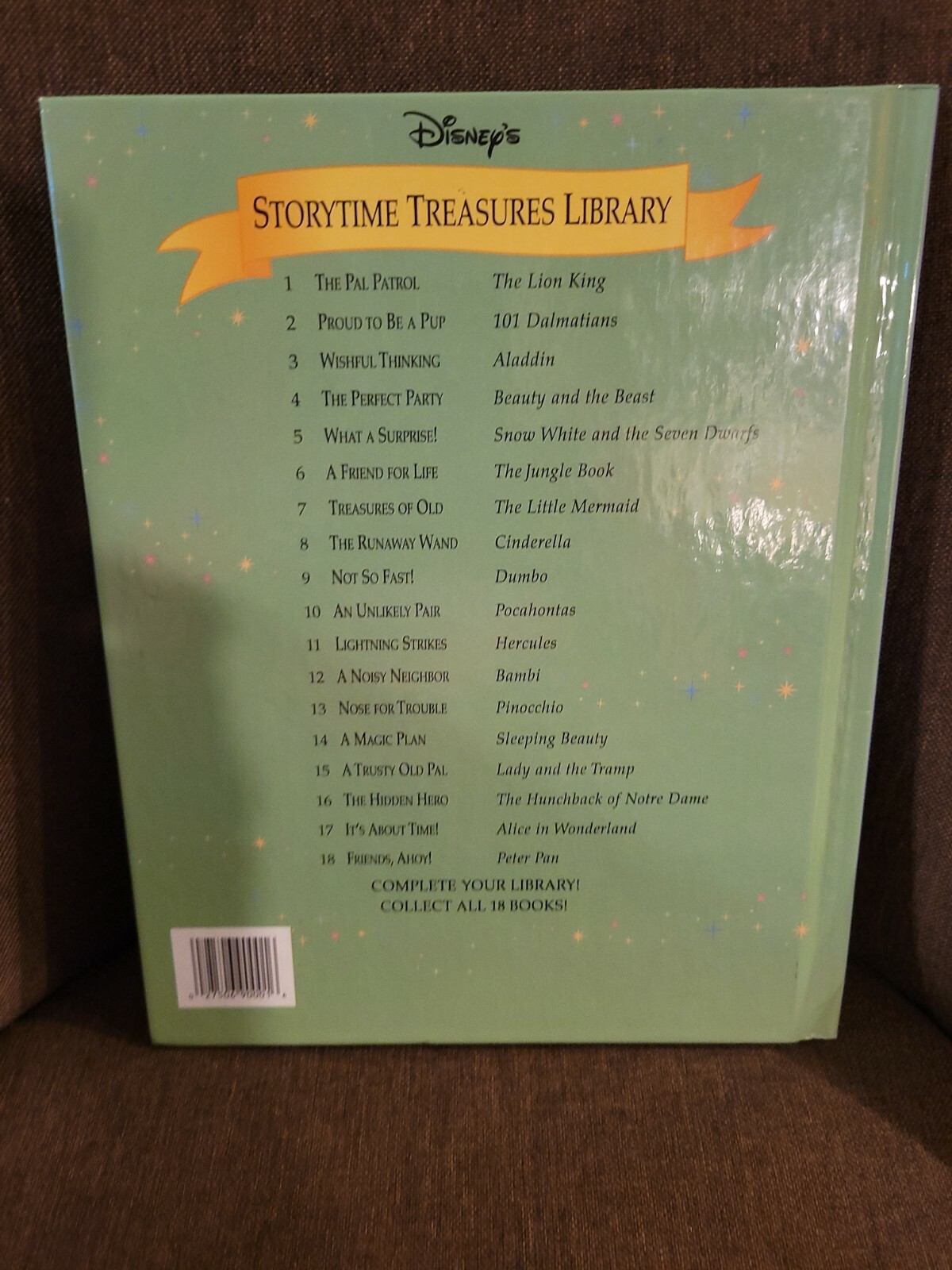“Lion King The Pal Patrol” Hardcover Book Disney’s Storytime Treasures Library