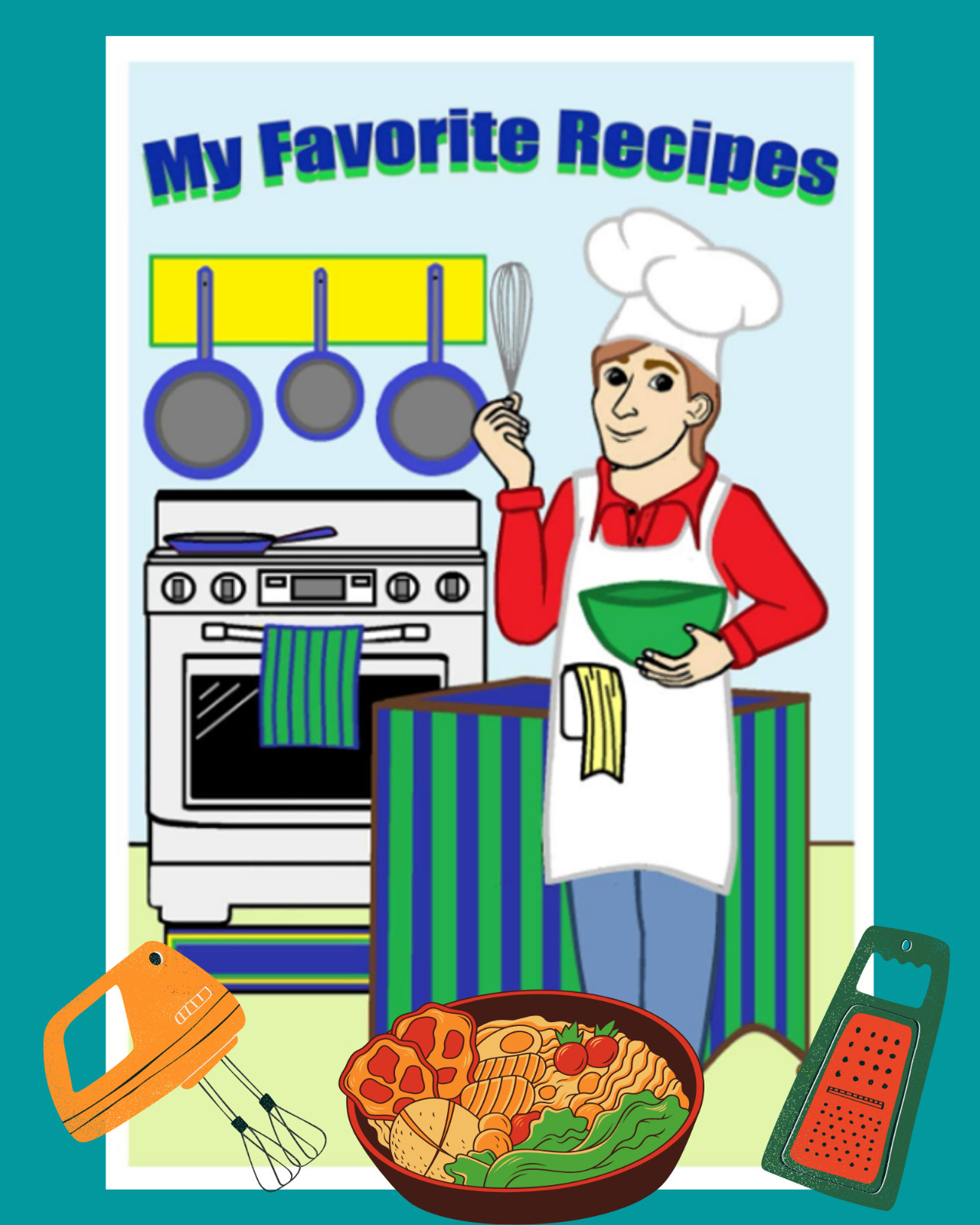 Blank Cookbook Recipe Book Variety to Choose From 9″ H x 6″ W 102 Pages