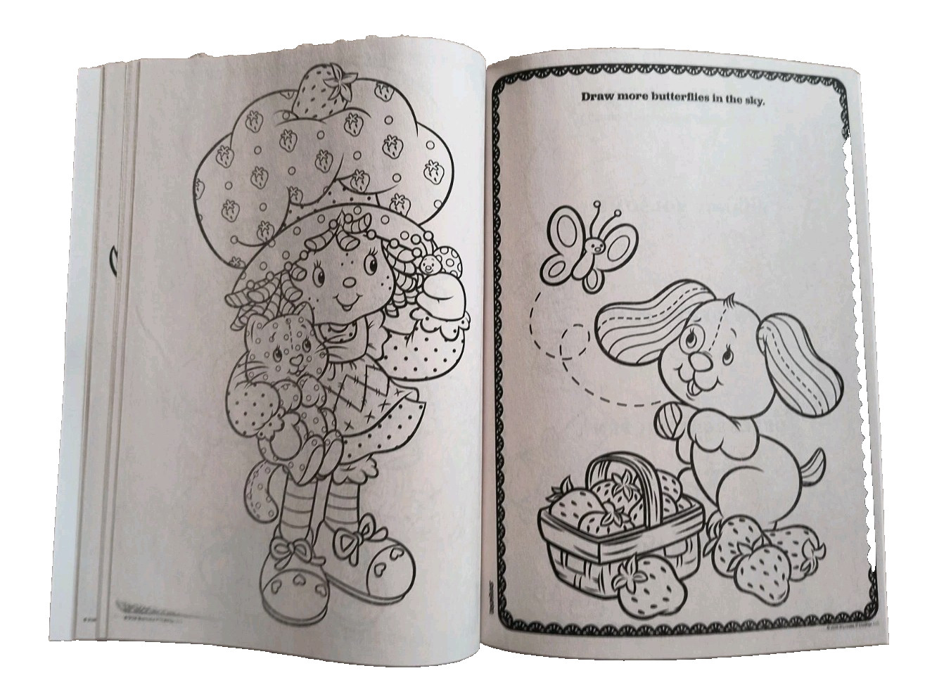Strawberry Shortcake Jumbo Coloring & Activity Book Tear/Share Pages 🆕🆓 ship!