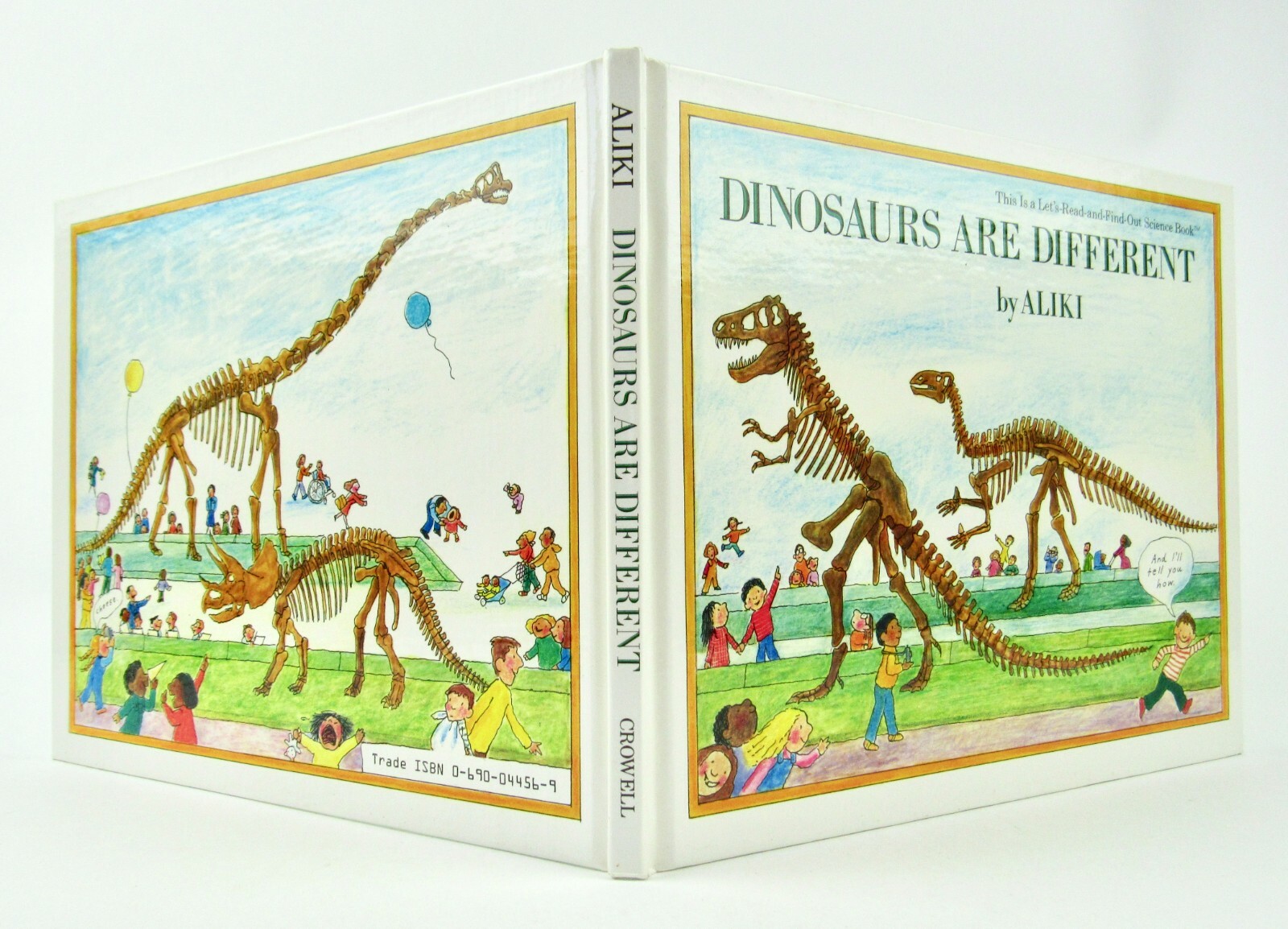 DINOSAURS ARE DIFFERENT by Aliki 1985 1st Let’s Read and Find Out Science EXC L1
