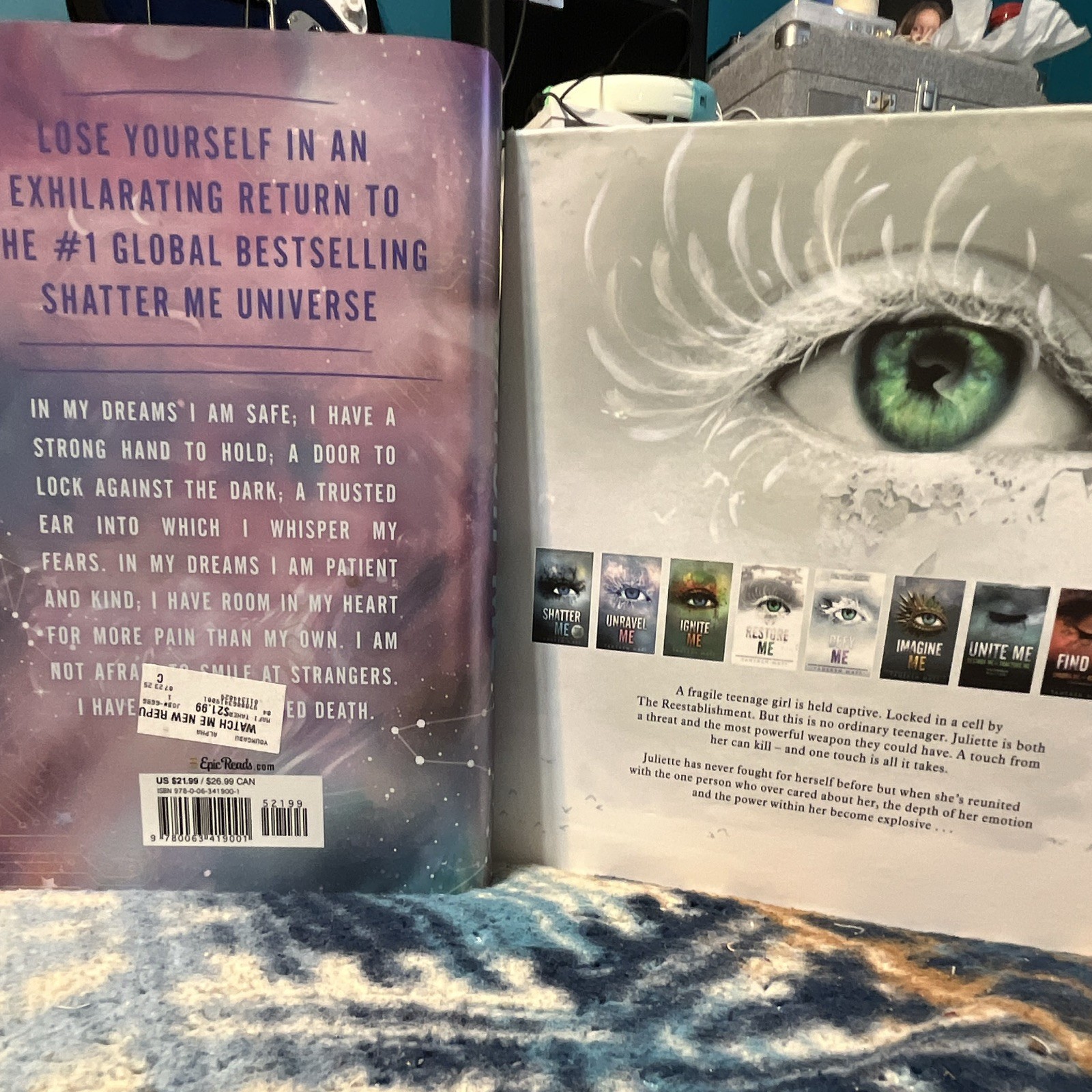 Tahereh Mafi (Shatter Me Series) with Watch Me Hardcover 10 books