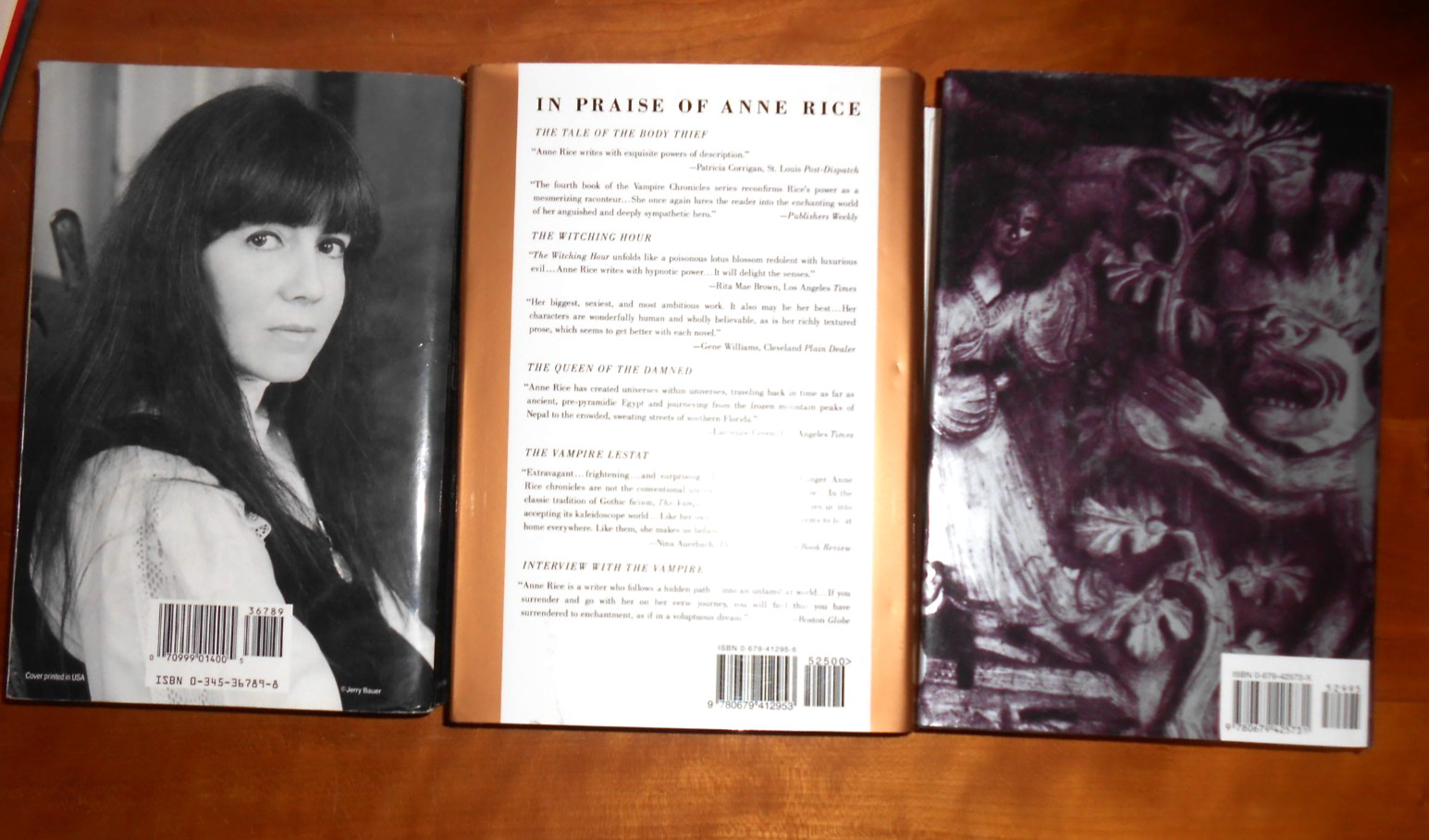 ANNE RICE Mixed Set 3 Mayfair Witches Trilogy 1 1st/1st 1 exlib – 2HC/DJ TPB GC