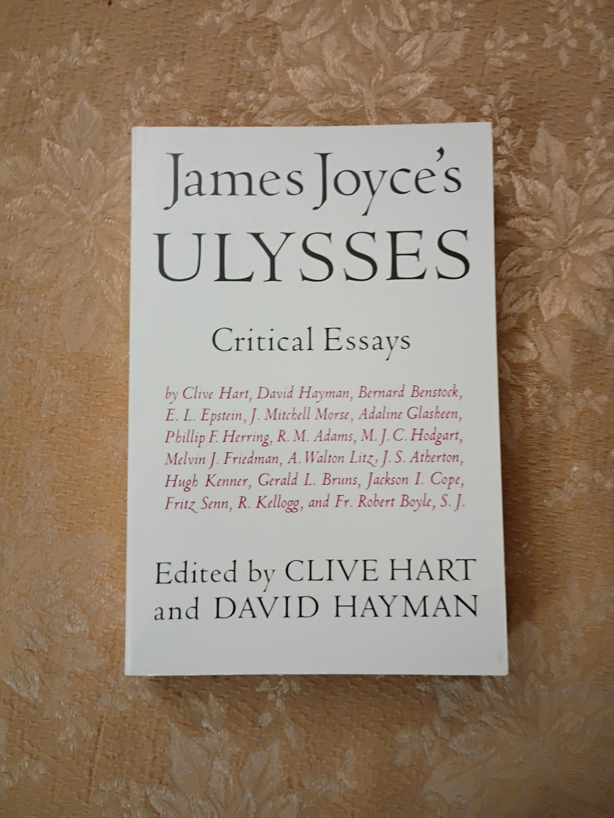 James Joyce’s Ulysses Critical Essays 1977 UC Press Paperback Printing Book