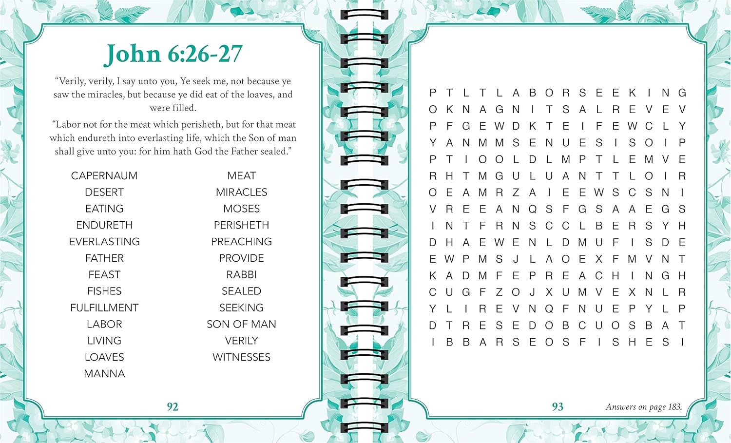 Brain Games – Large Print Bible Word Search: The Words of Jesus (Brain Games – B