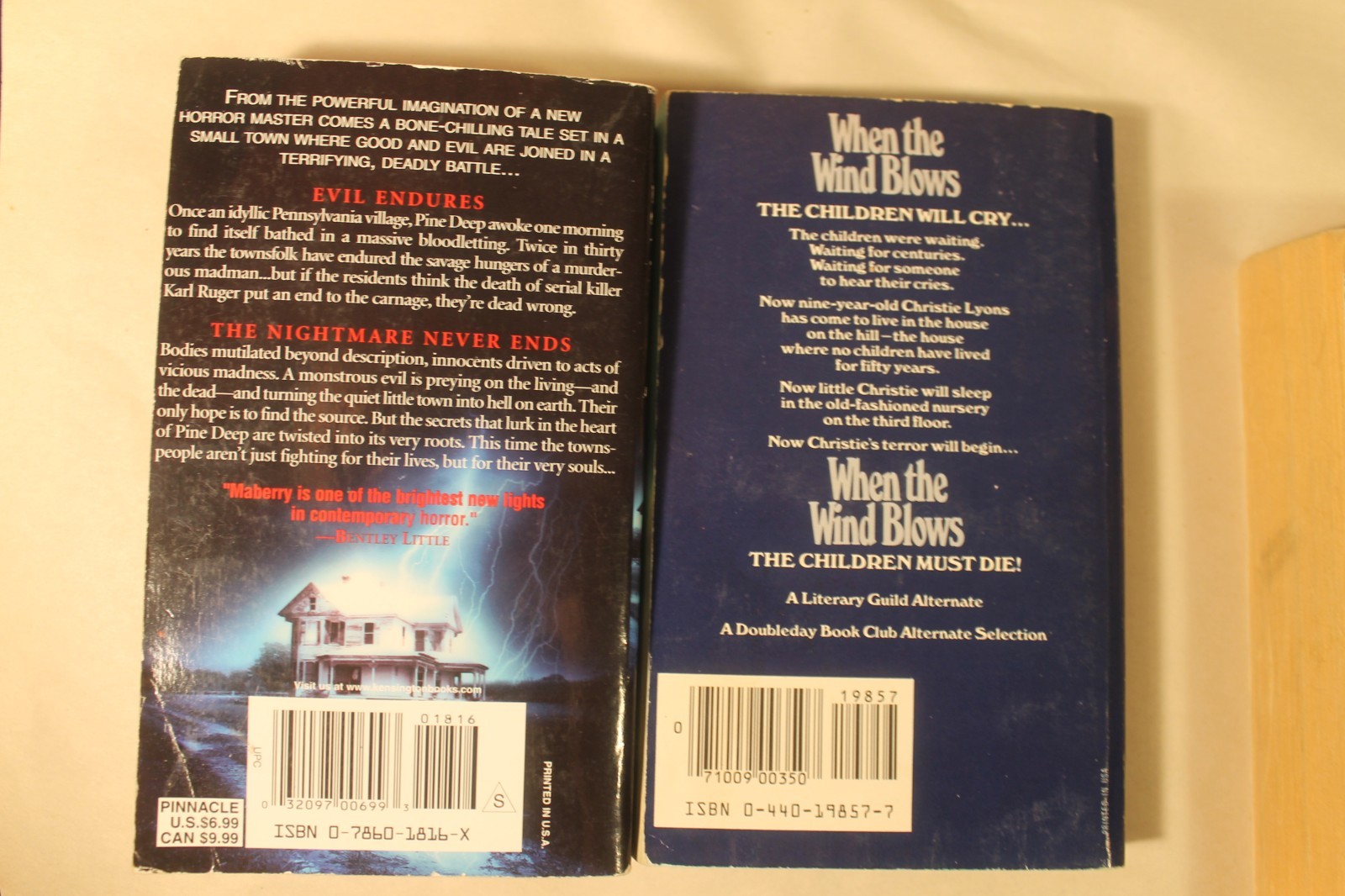 Lot of 10 Horror Novels & DVD’s – Anne Rice, John Saul, Whitley Strieber, Koontz