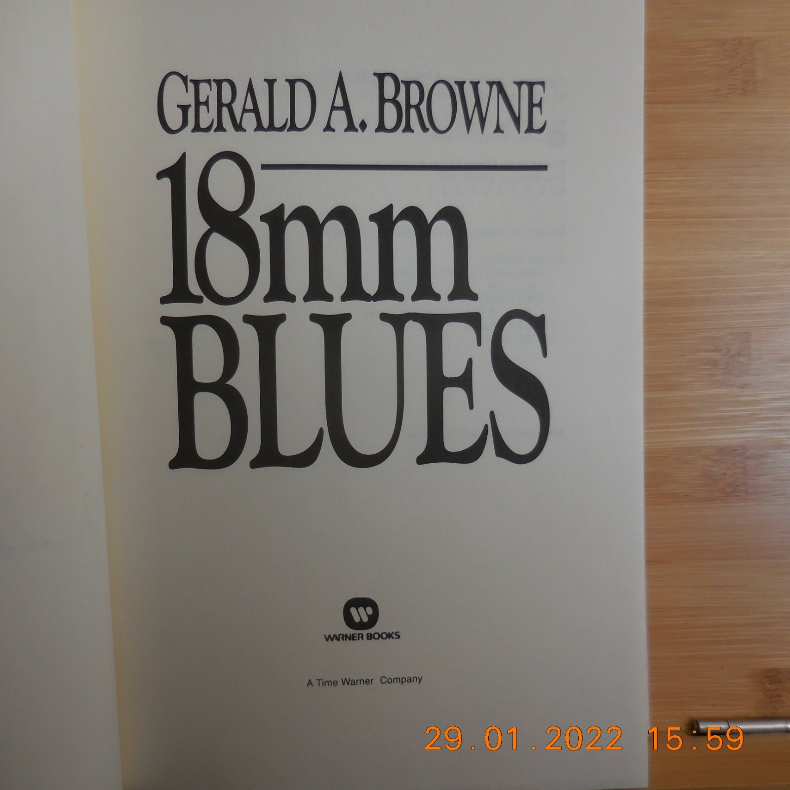 Browne, Gerald – 18mm Blues – Signed – First Edition – As new