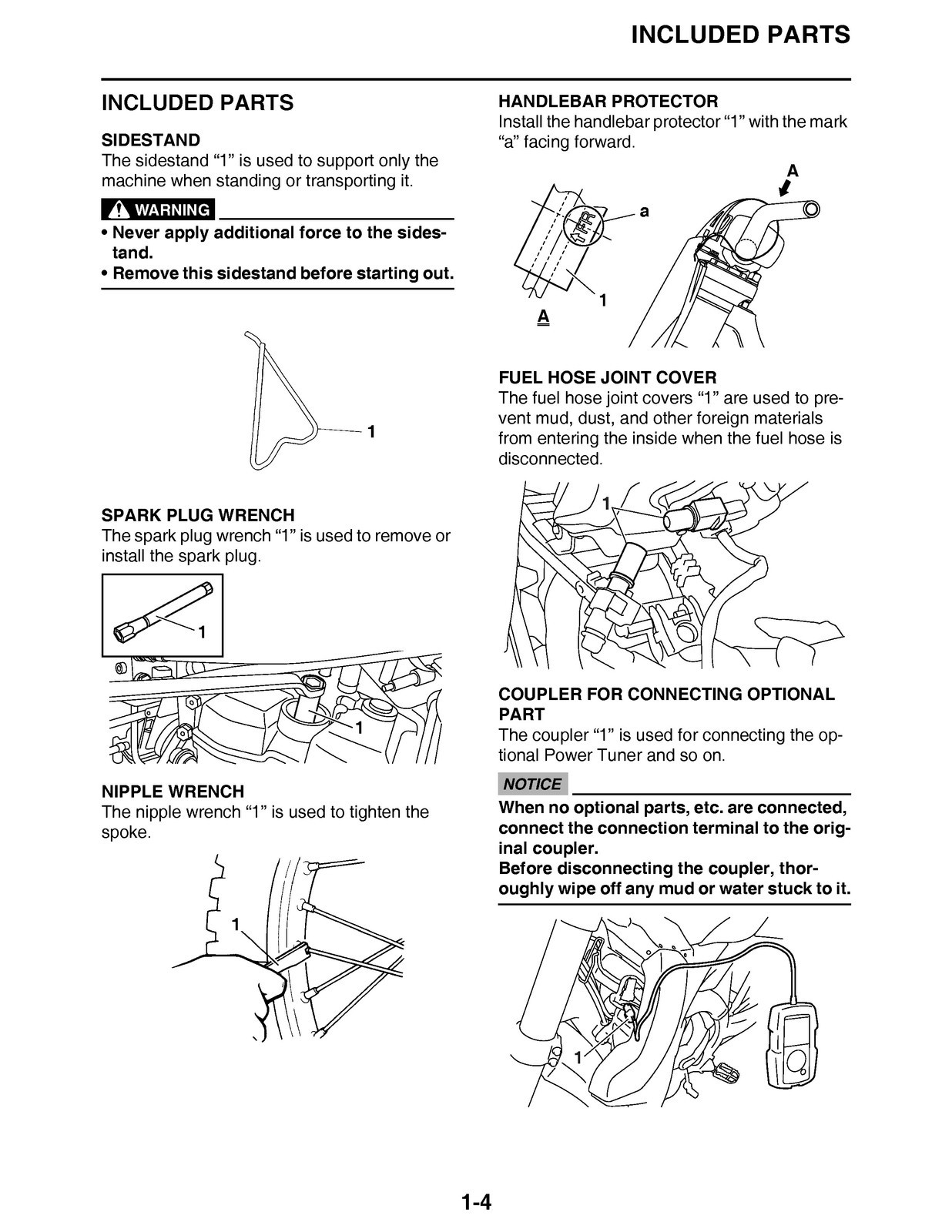 YAMAHA YZ250F Owners Service Manual 2017 – FIXED – JACKET – XL FOLDOUT PAGES
