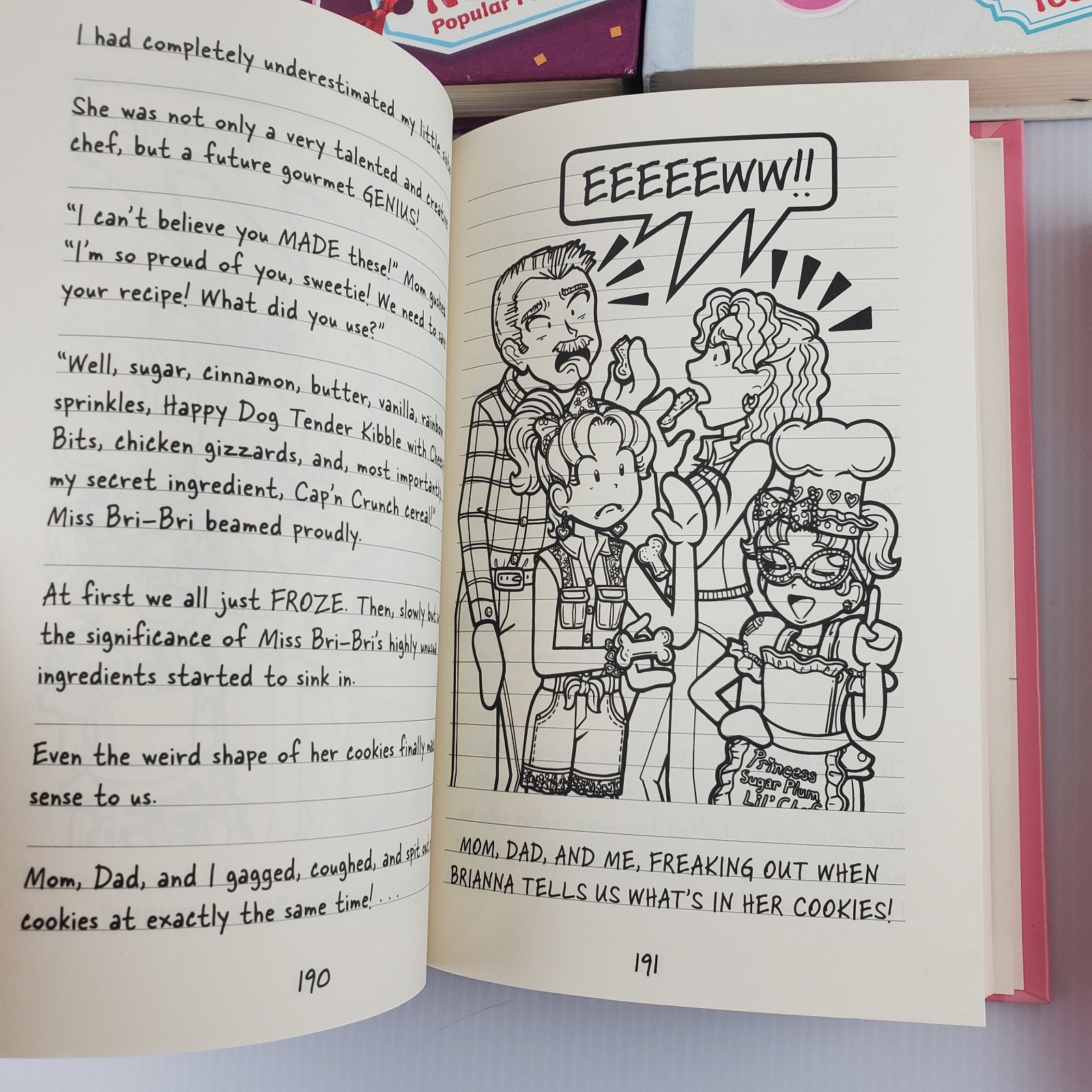 Lot of 7 Dork Diaries by Rachel Renee Russell Hardcover 1 2 4 9 10 13 15