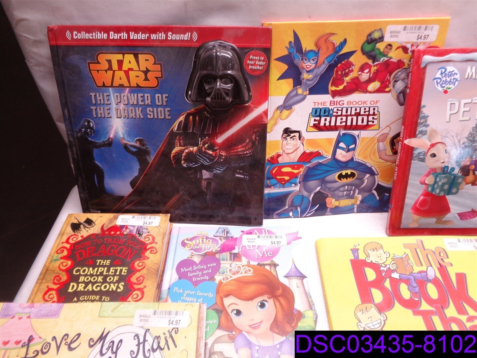 Qty = 29 Mixed Children’s Books. Star Wars, Strawberry Shortcake, Max & Ruby