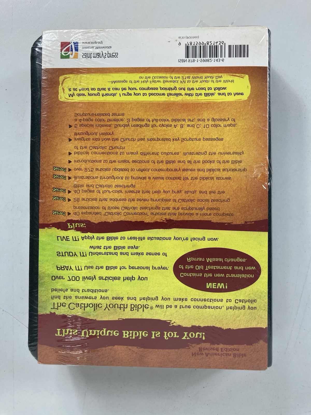 The Catholic Youth Bible Saint Mary’s Press New American Bible Revised Edition