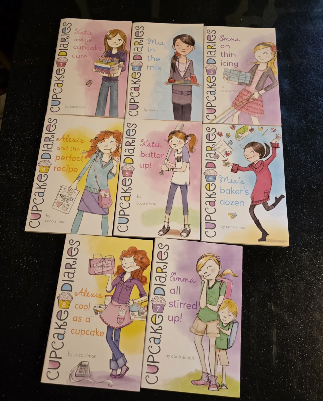 Cupcake Diaries Lot of 9 NEW Paperback Illustrated Coco Simon Ages 9-12