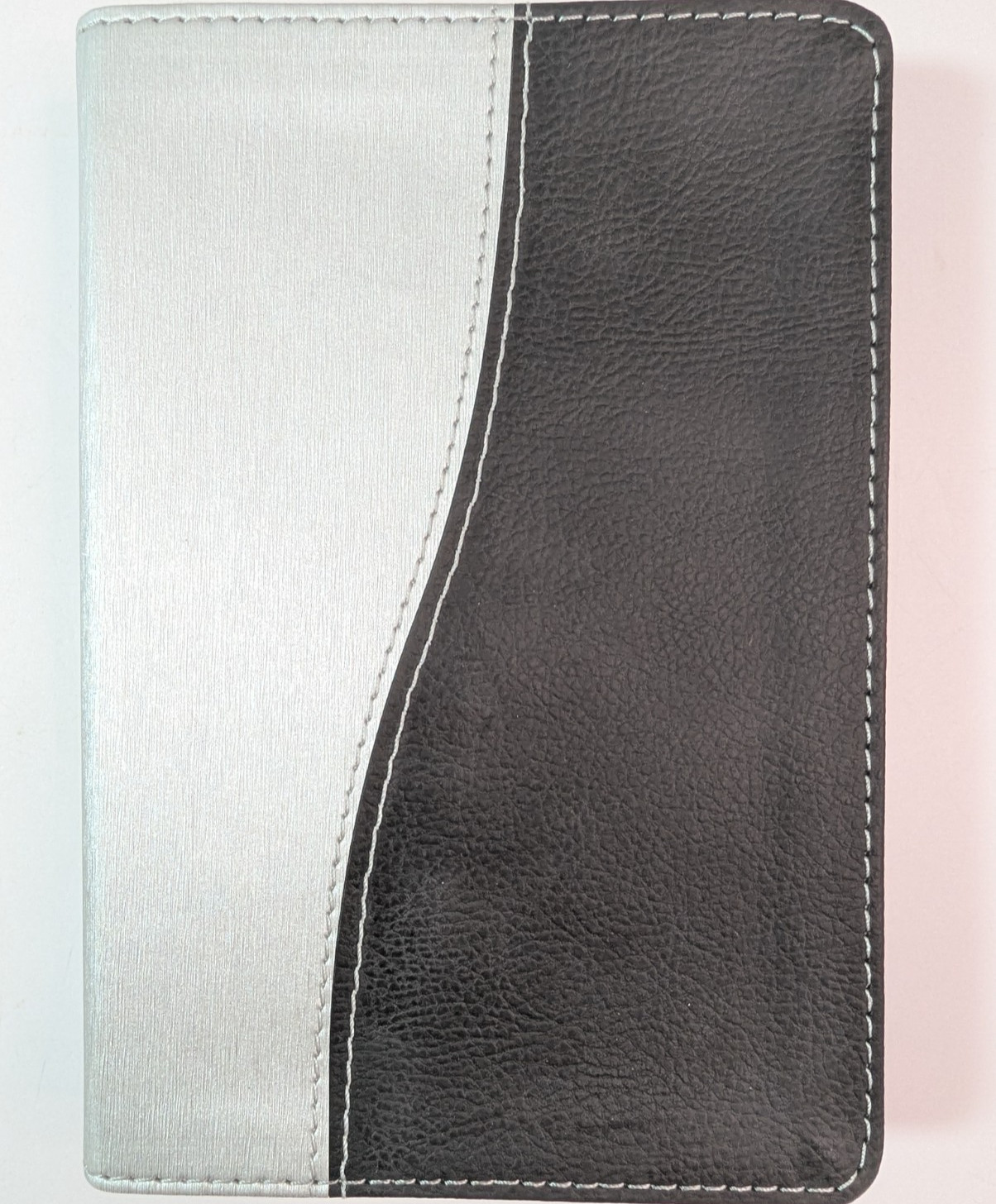 2015 KJV Compact UltraThin Bible for Teens Black & Silver Leather Touch by B&H