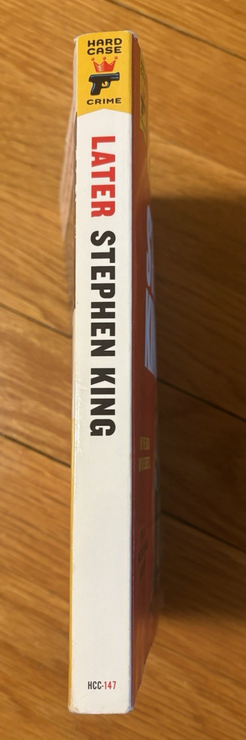 Later Stephen King 2021 Hard Case Crime 1st Edition Trade Paperback Very Good