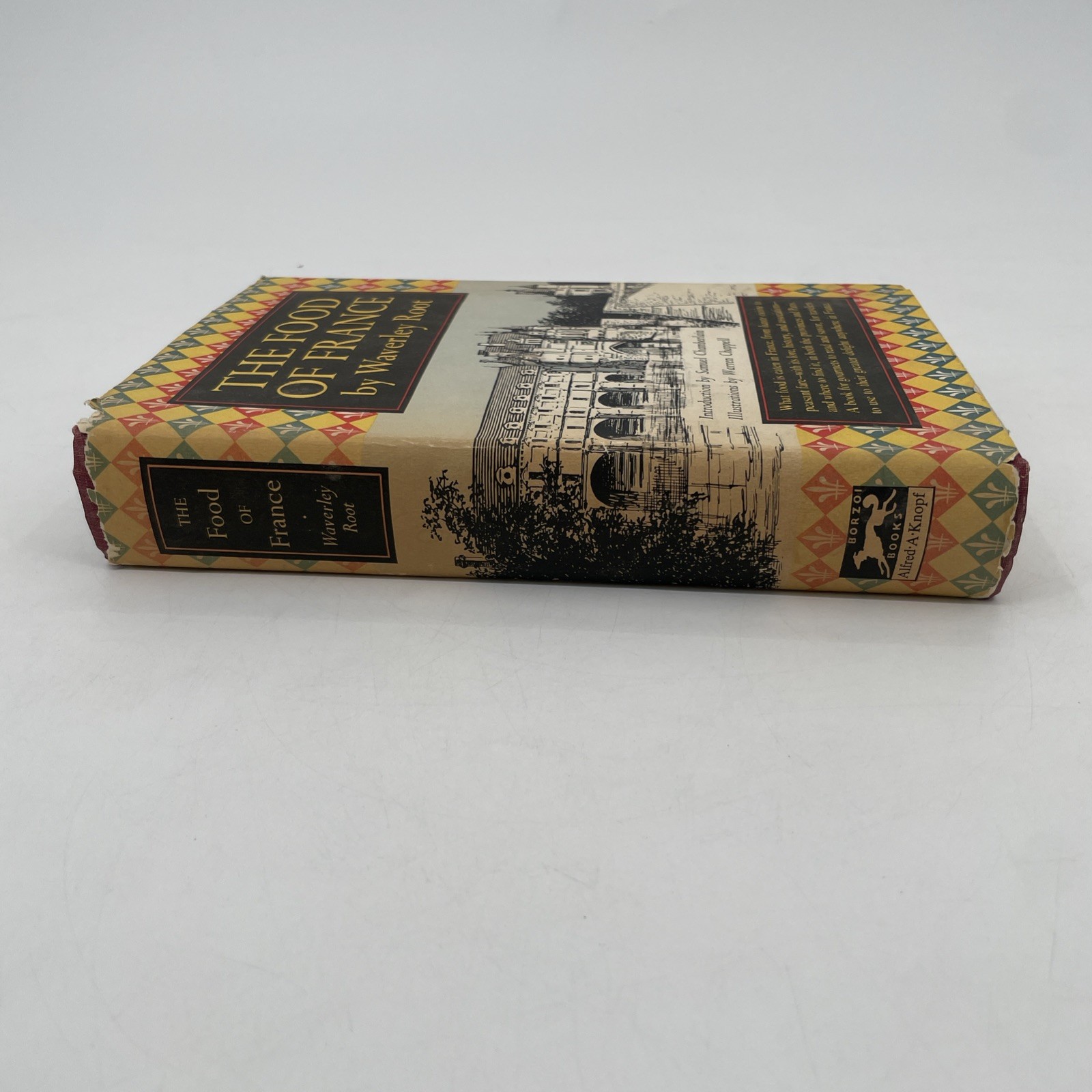 Food of France Waverley Root 1958 2nd Printing Culinary Travel Illustrated HC DJ