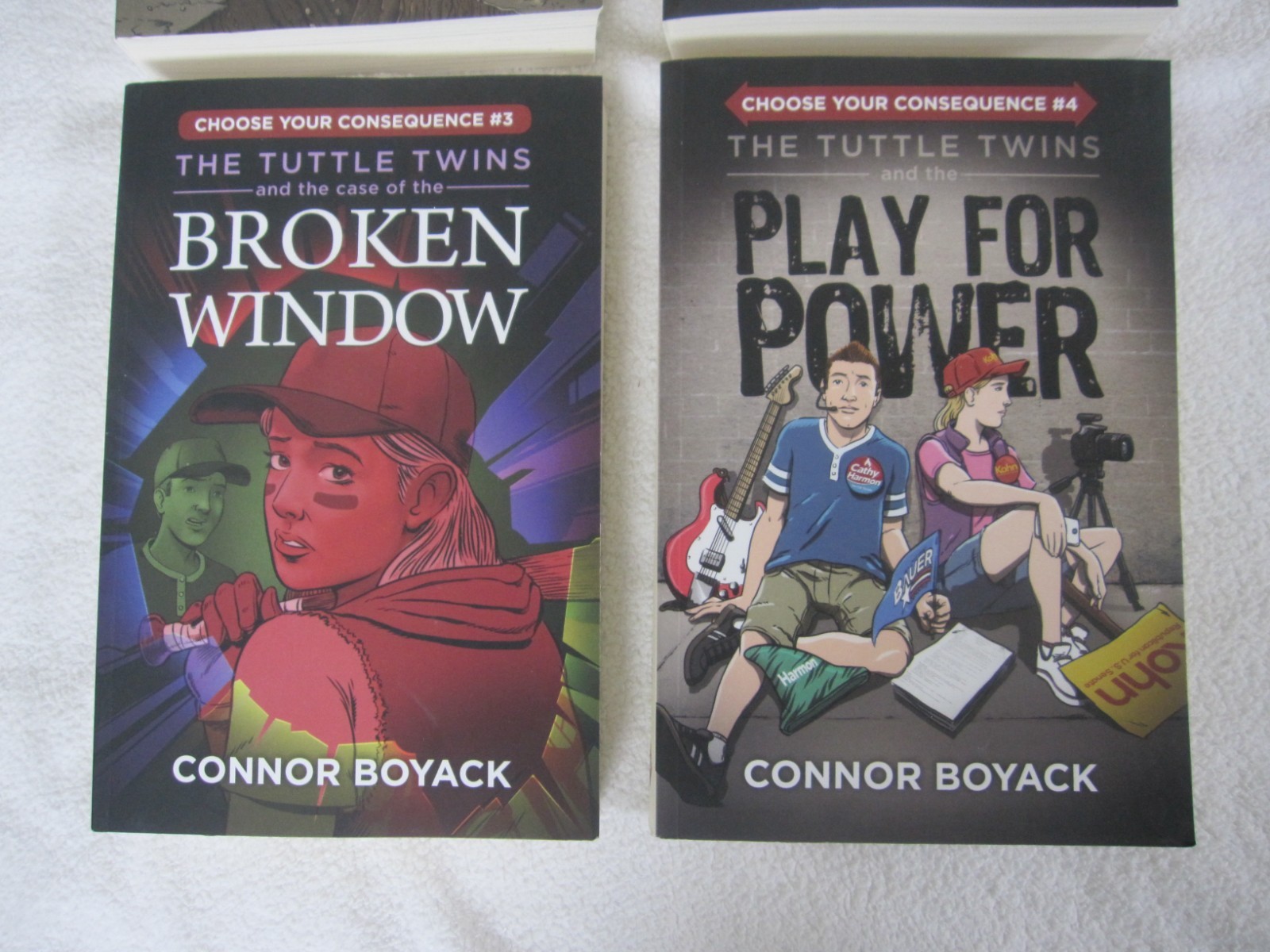 4 Tuttle Twin Kids Teen Books Lot Set Choose Your Own Consequence Connor Boyack
