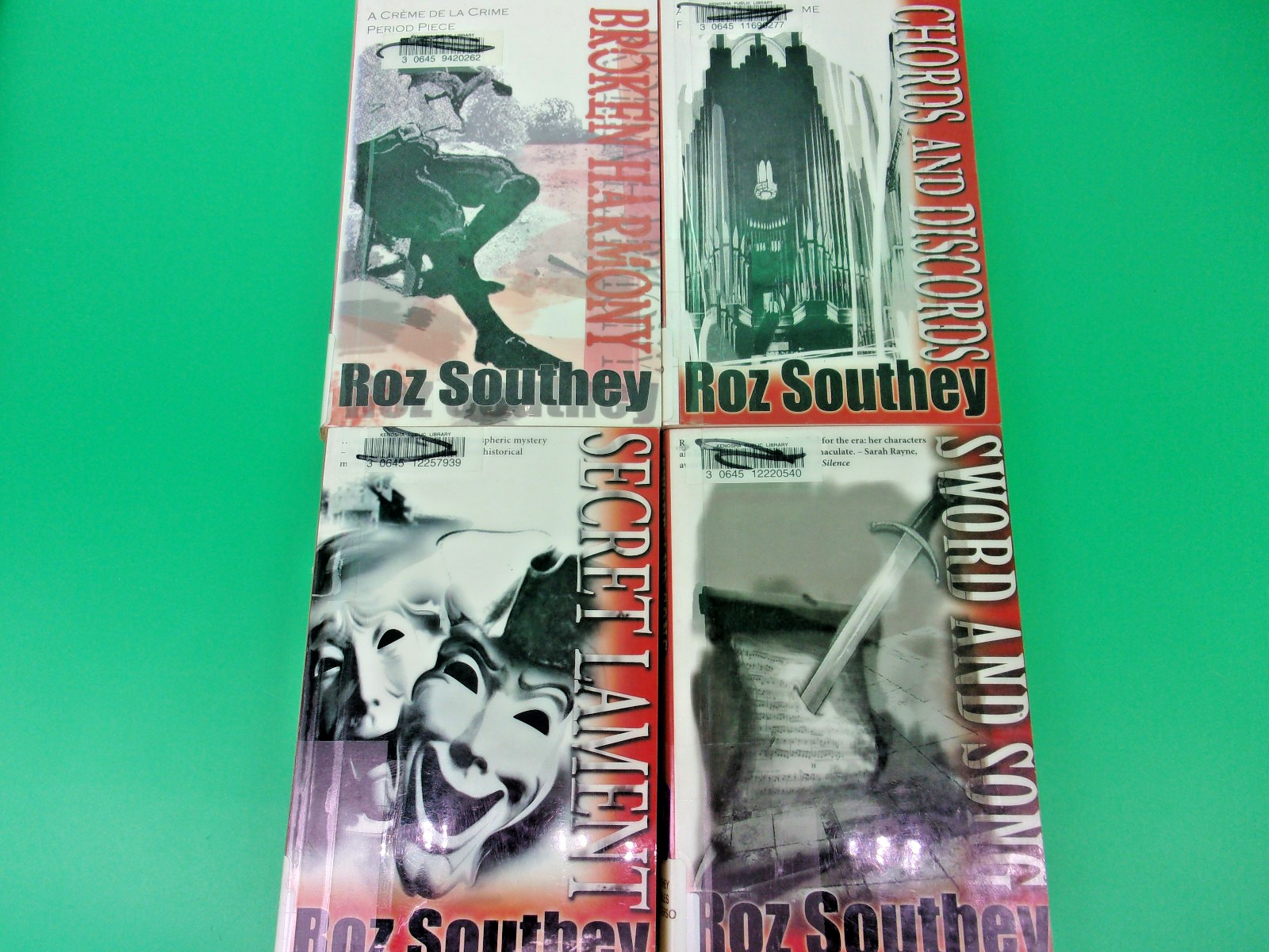 4 Book Lot (Creme de La Crime Period Piece) By Roz Southey Books 1-4