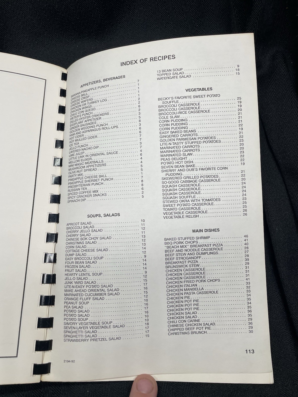 Our Cherished Recipes: Cameron Presbyterian Church, North Carolina ’92 Cookbook
