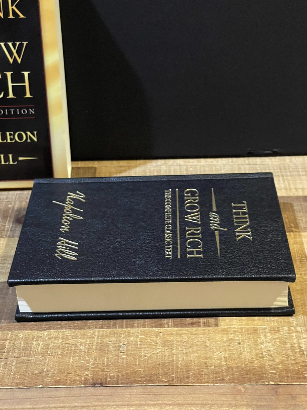 Think And Grow Rich by Napoleon Hill Vegan Leather Bound Deluxe Edition