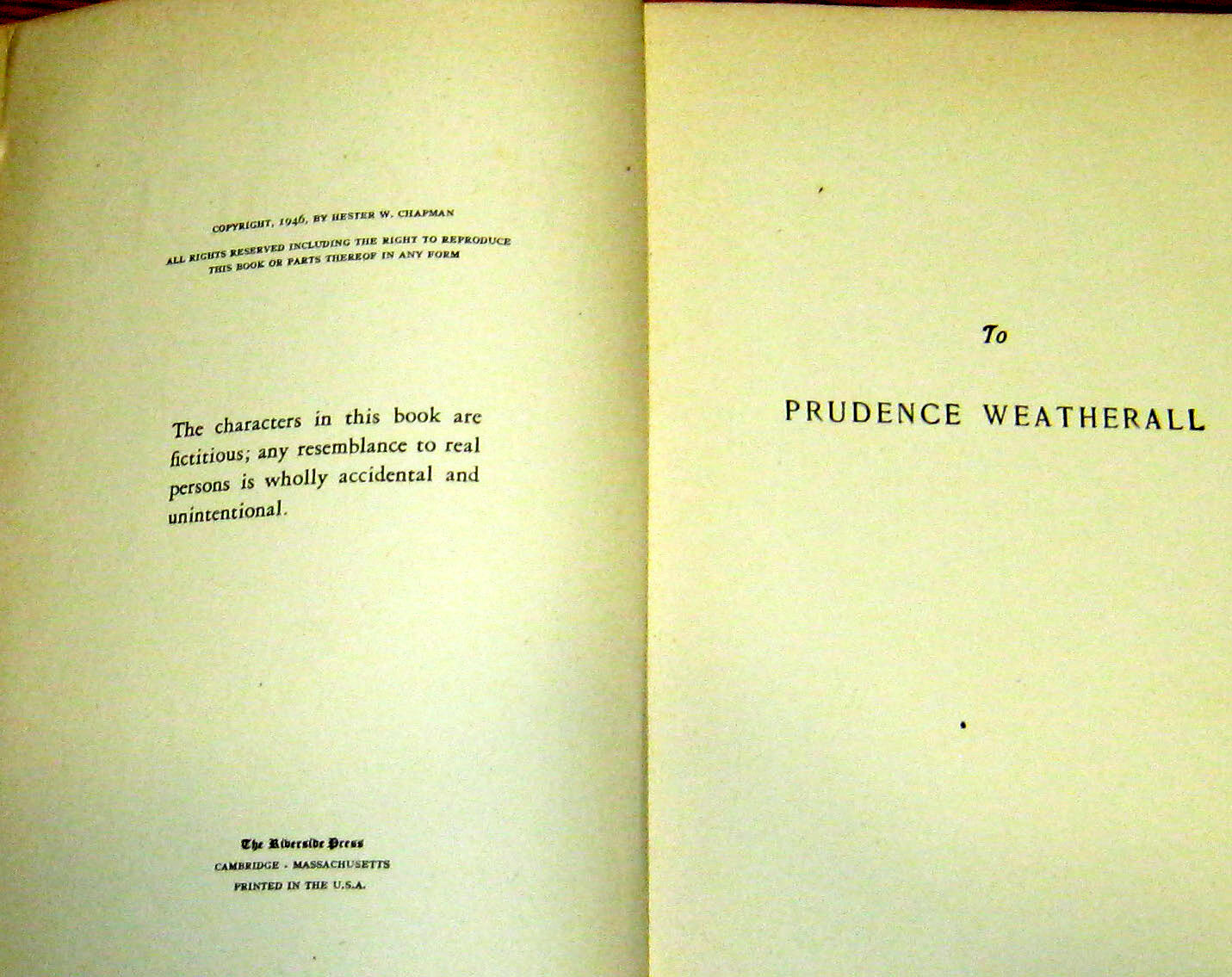 I Will Be Good Hester Chapman 1946 Hardcover 476 pages RARE!!!!