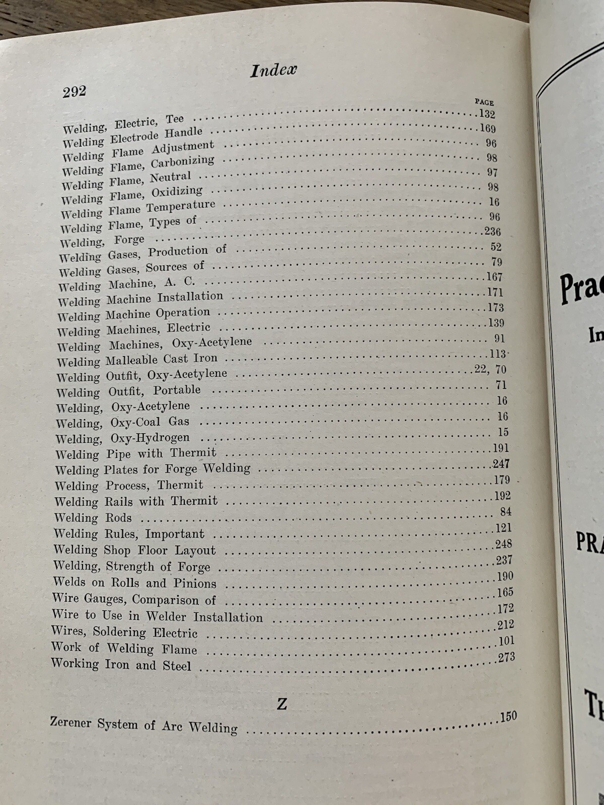 MODERN WELDING METHODS Victor W. Page 1921 Hardcover Book Dust Wrapper 292 pg VG