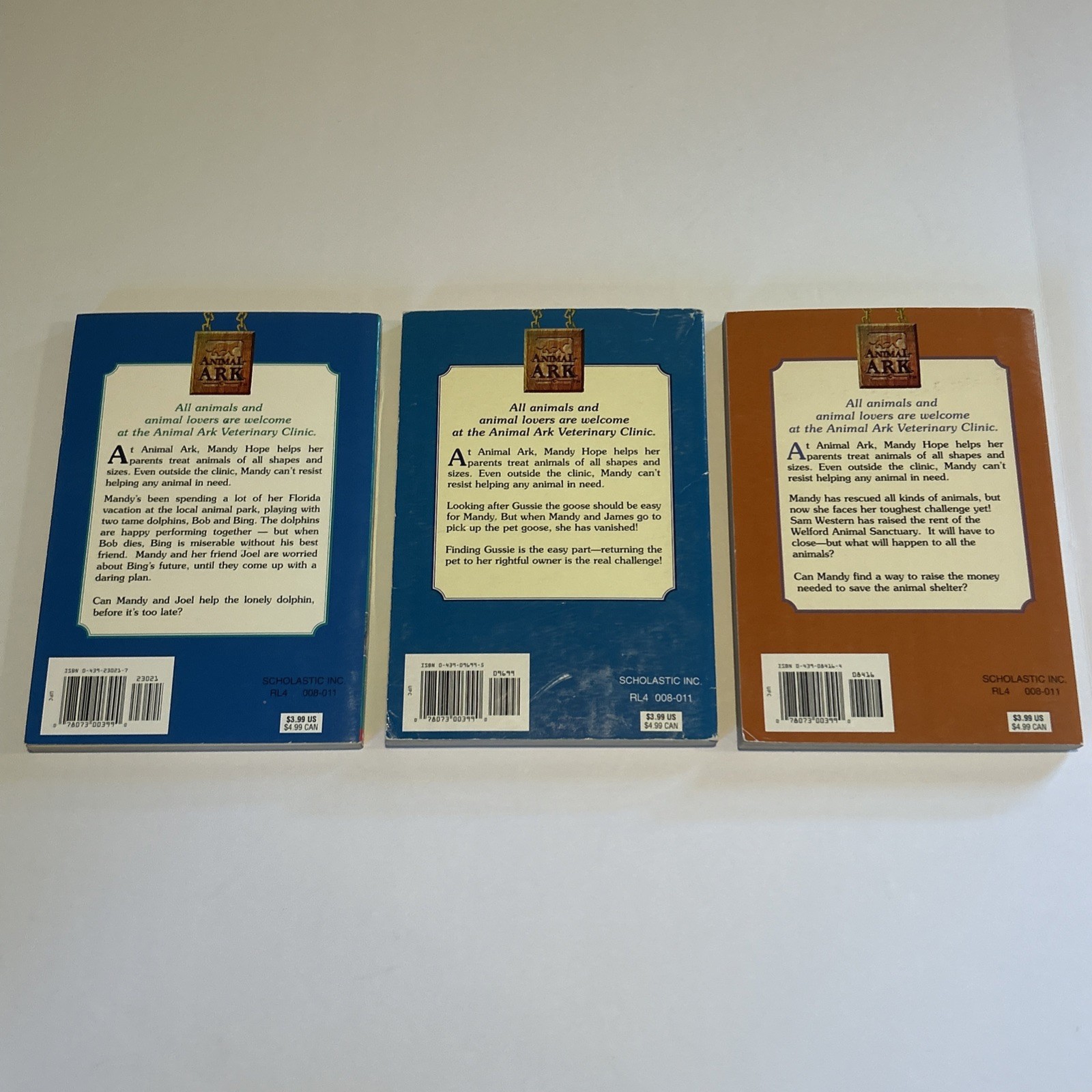 Animal Ark 3 Book Set 11,14,22 – By Ben M. Baglio