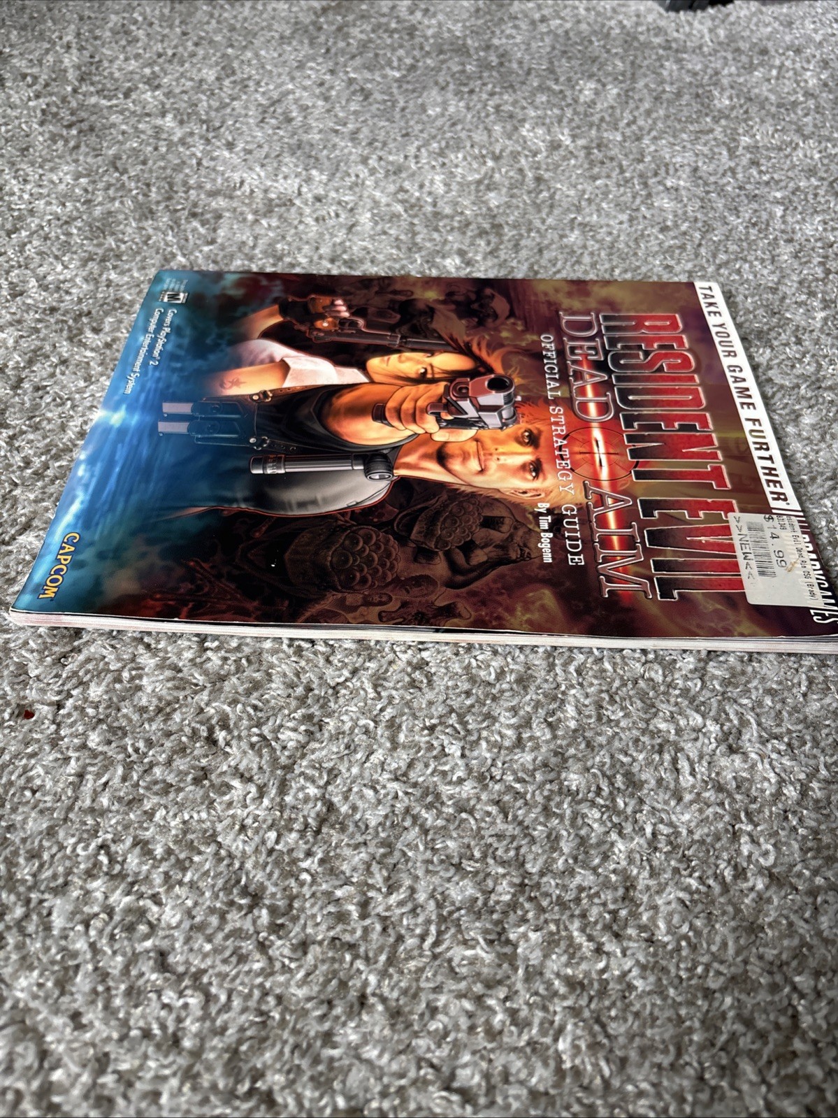 RESIDENT EVIL DEAD AIM Official Strategy Game Guide Brady Games Prima PS2 RARE
