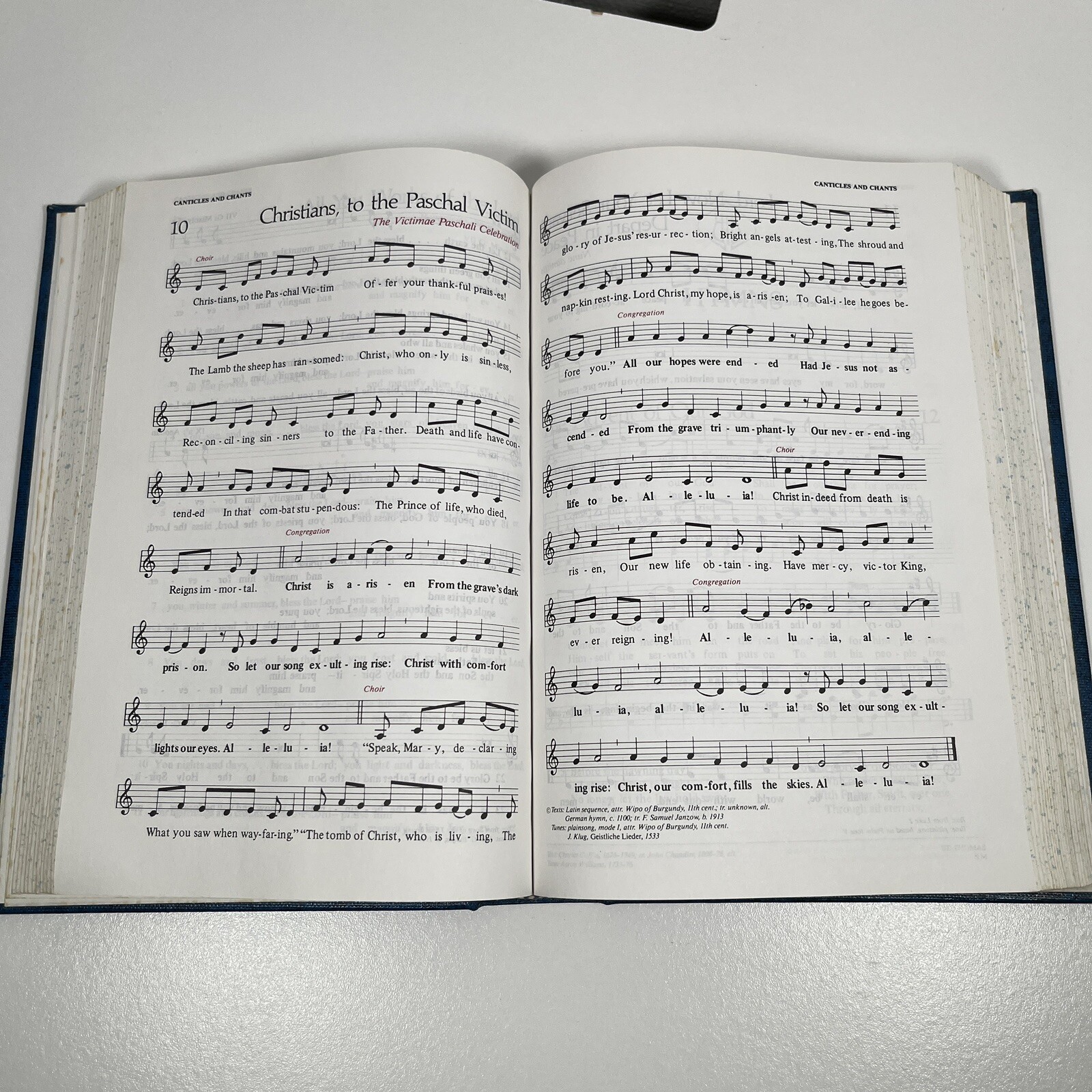 Lutheran Worship 1986 Concordia Publishing House *Back 3-4 Pages Water Damage