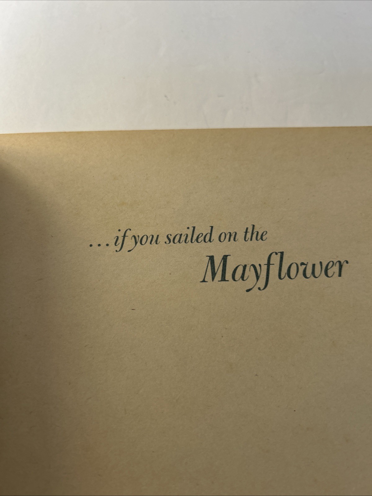 …if you sailed on the Mayflower by Ann McGovern Scholastic Vtg 1969 1st Print