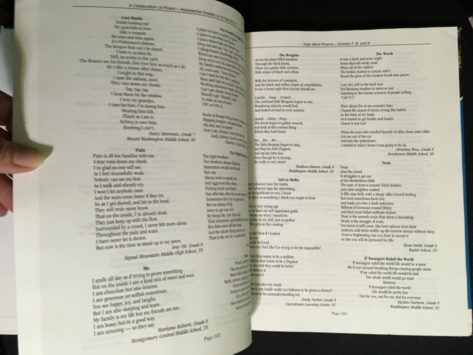 A CELEBRATION OF POETS Appalachia Grades 4-12 Creative Communication Textbook HC