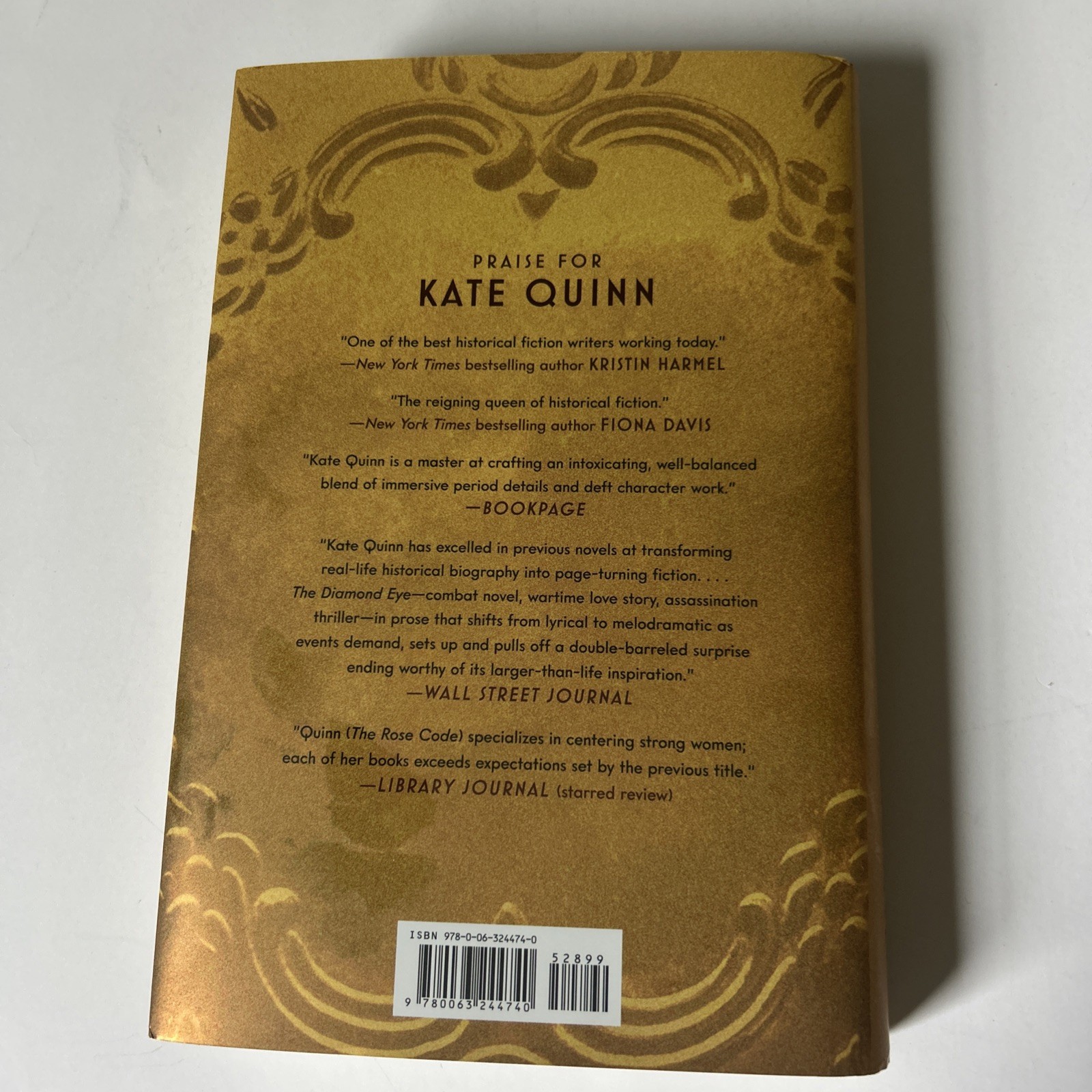 The Briar Club-Hardcover-dust jacket-Kate Quinn-historical fiction-1940-50s