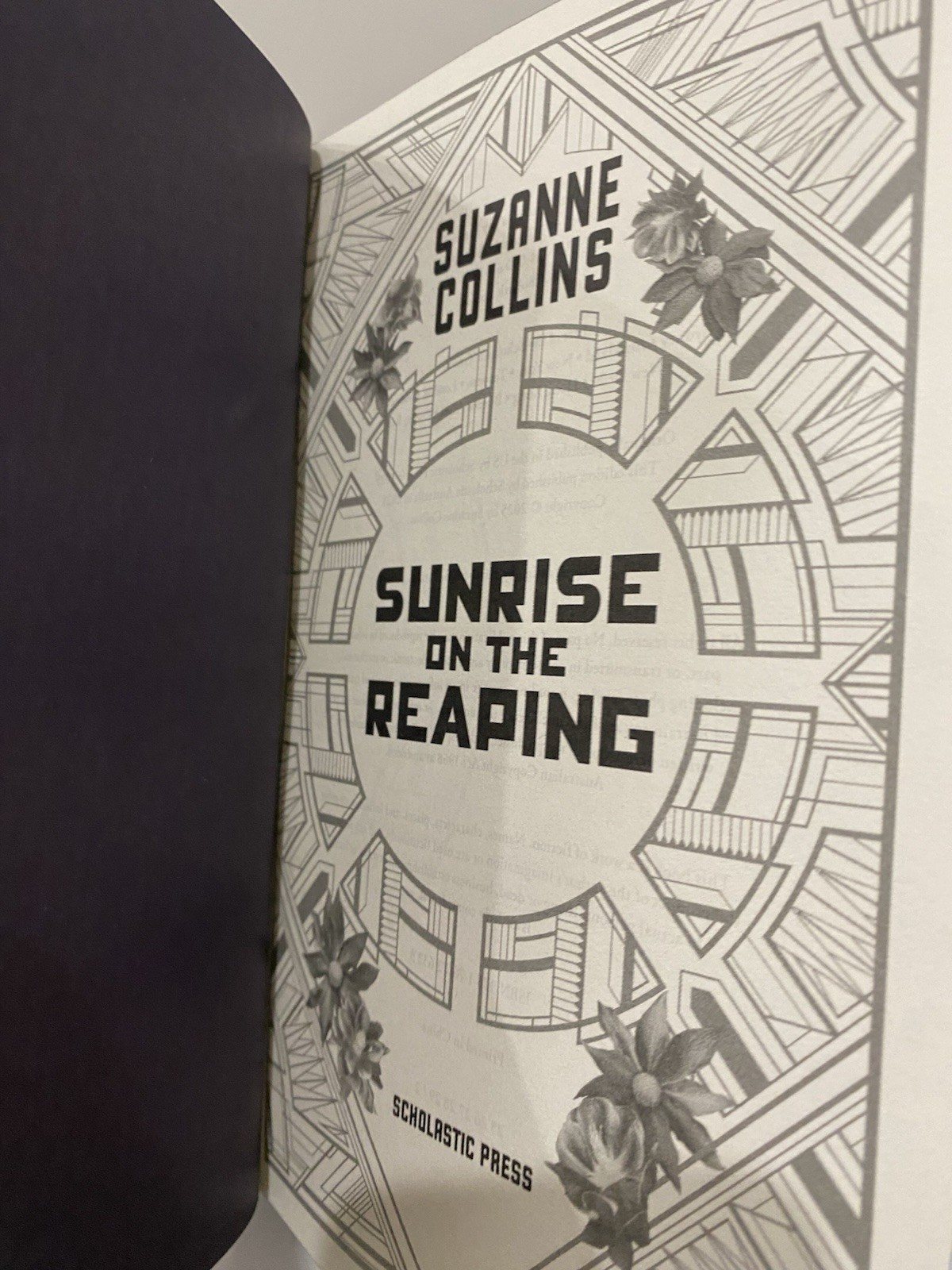 Sunrise On The Reaping by Suzanne Collins: Collector’s Edition – Ages 17+ – HB