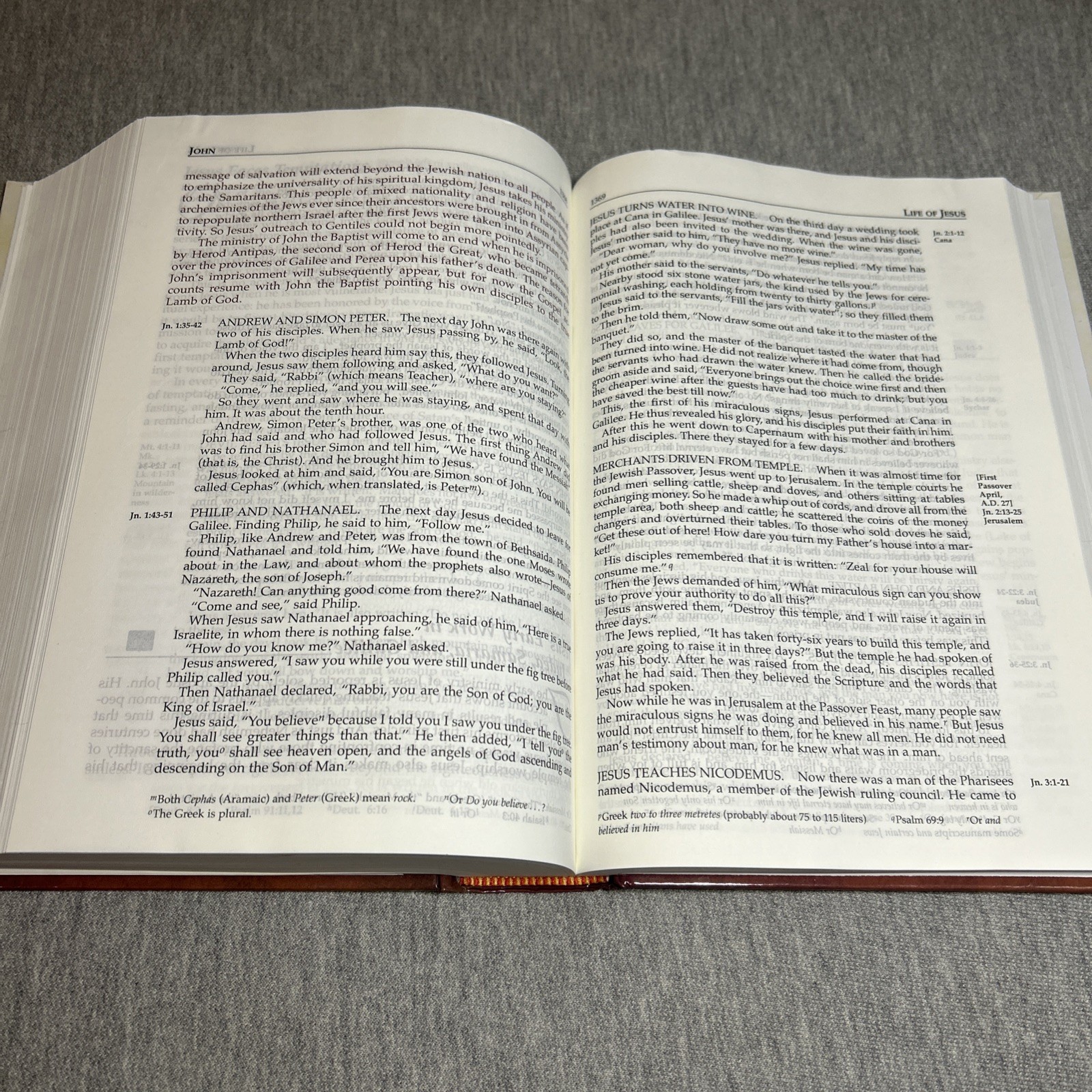 THE NARRATED BIBLE in CHRONOLOGICAL ORDER NIV ~ F. LaGard Smith ~ 1984 HC