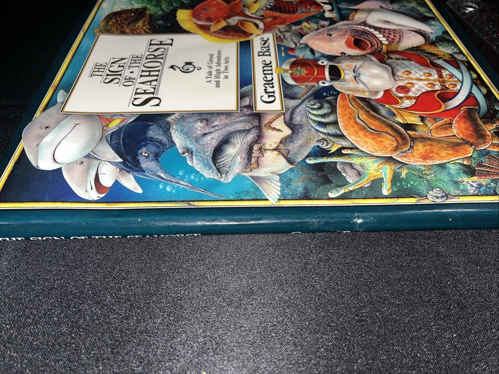 Sign of the Seahorse by Graeme Base (1992, Hardcover)