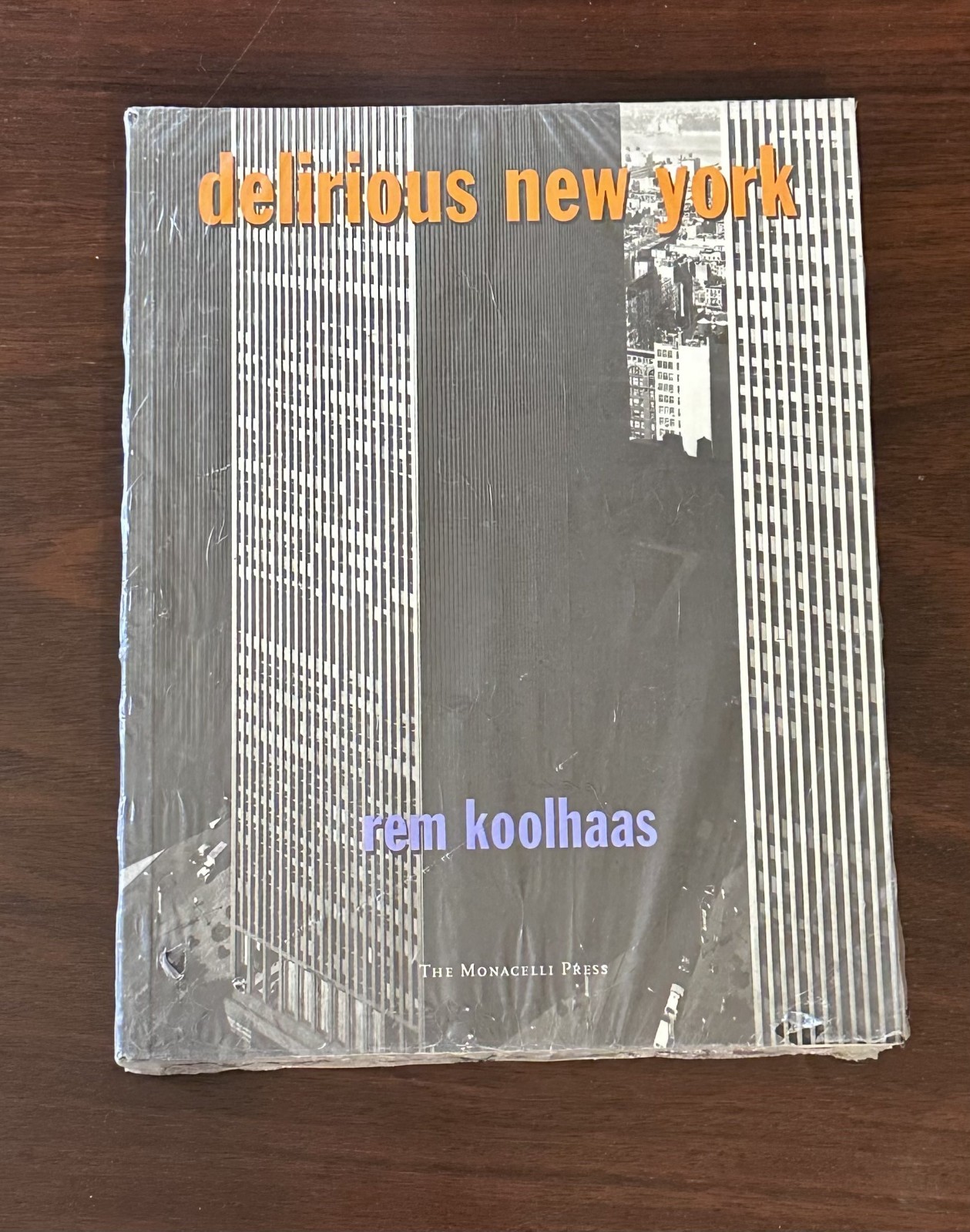 Rem Koolhaas Delirious New York ISBN 1885254008 new in wrapper