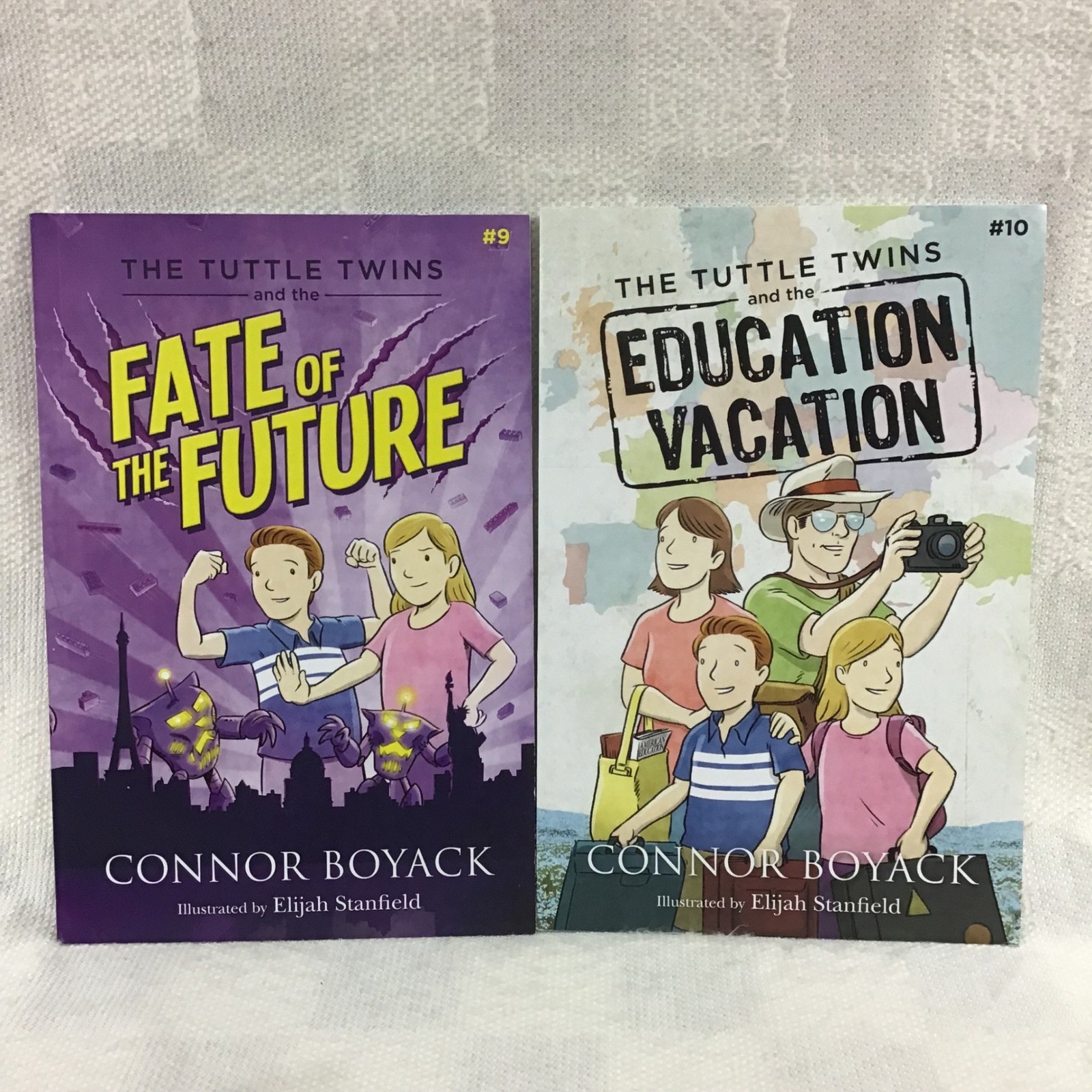 The Tuttle Twins Books 9 & 10 Fate of the Future & Education Vacation Boyack