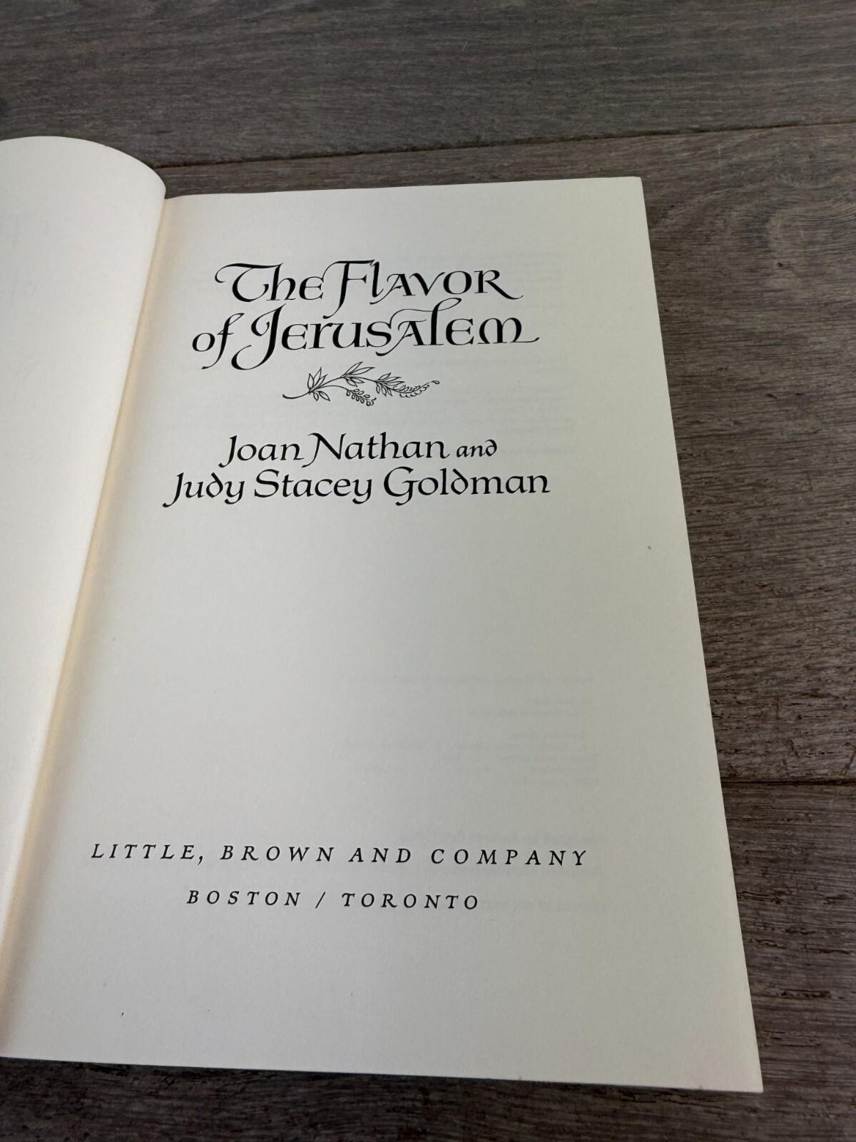 The Flavor of Jerusalem by Joan Nathan and Judy Stacey Goldman First edition
