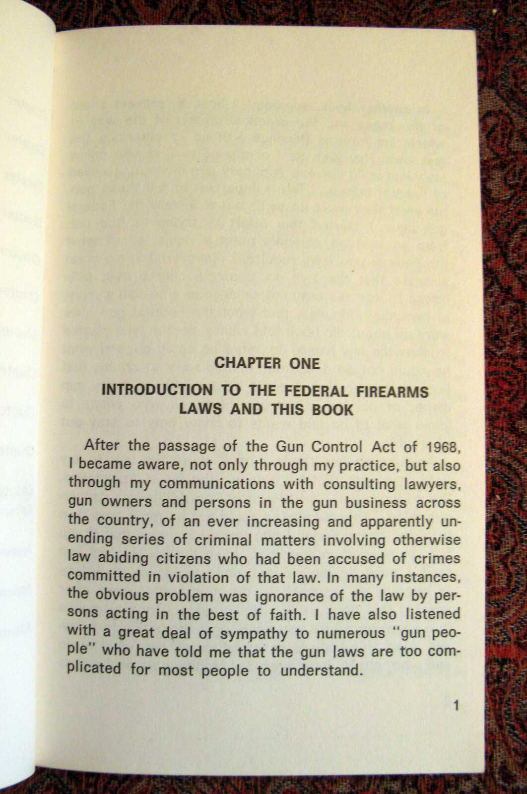 Federal Gun Laws and You, by Joseph J. Wase. Firearms Publishing Co., 1971. Sof