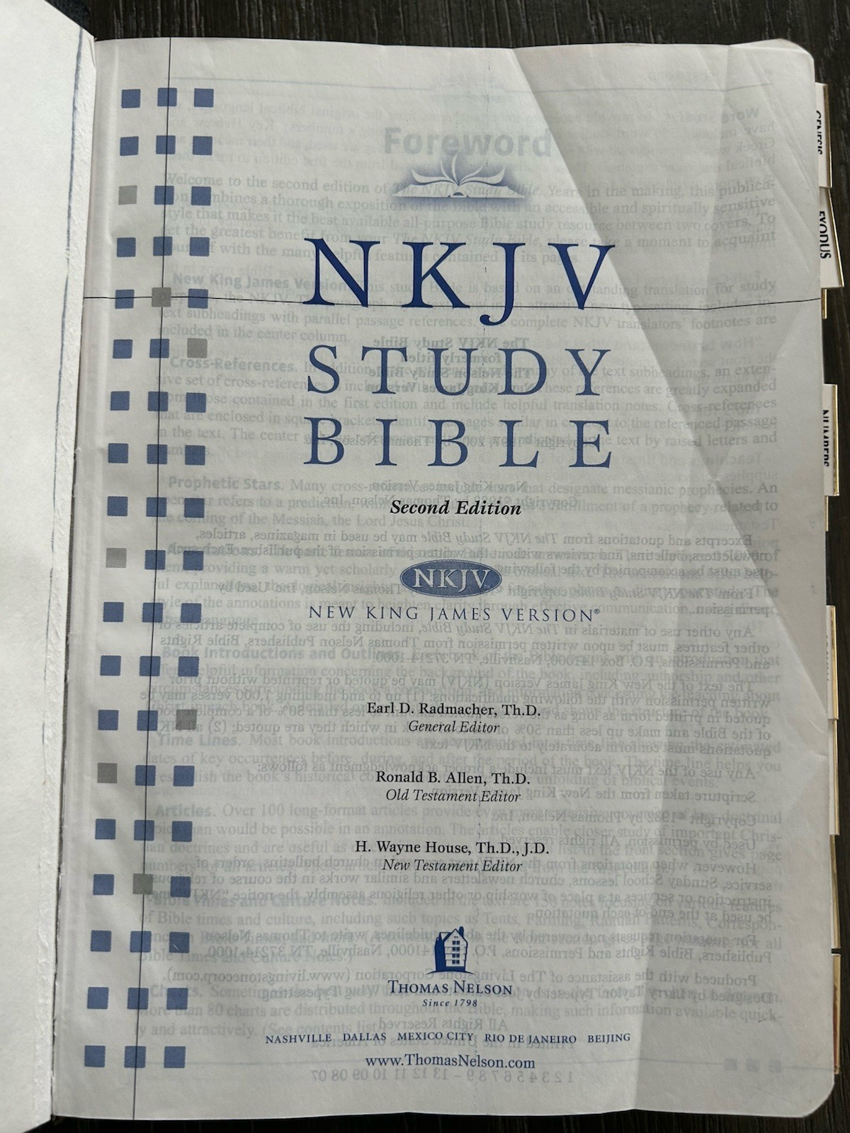 NKJV Bible Black Leather