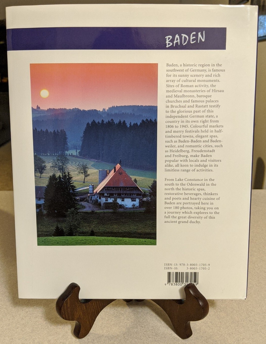 Journey Through Baden, 2011 Hardcover w/ Dust Jacket, English Language; NEW