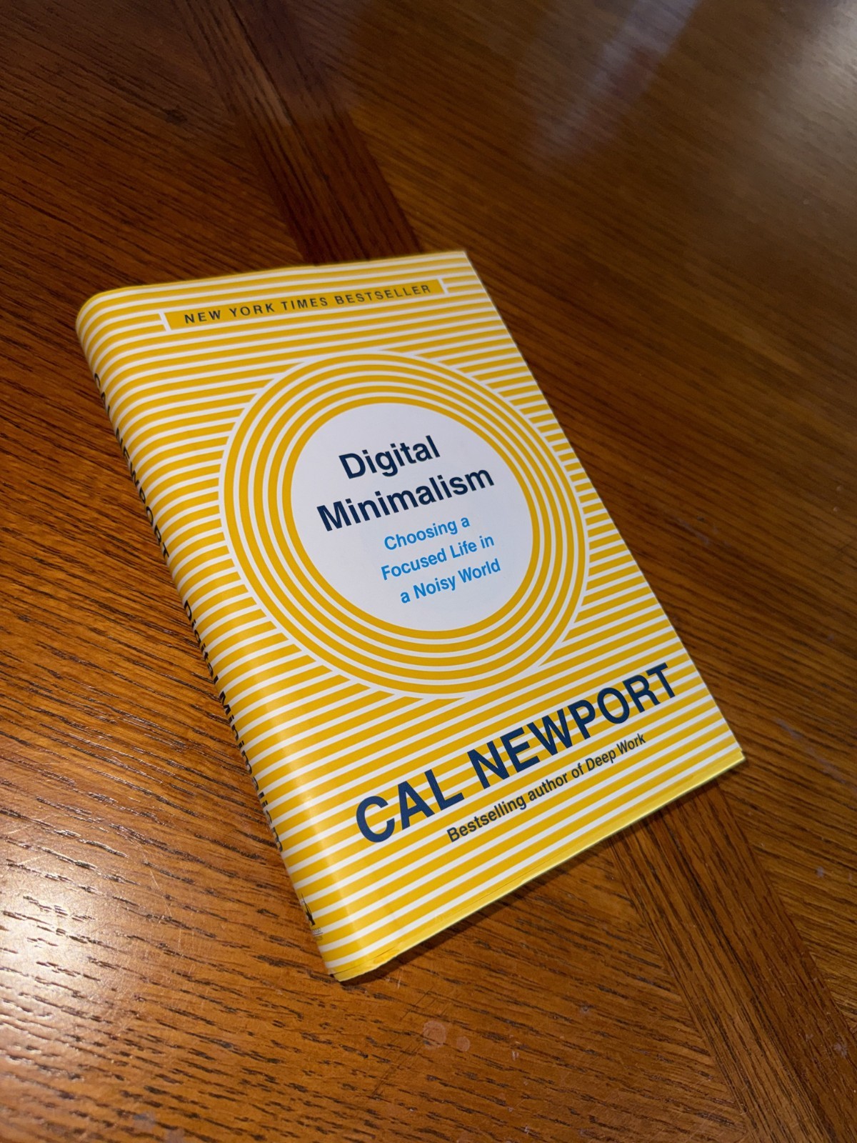 Digital Minimalism: Choosing a Focused Life in a Noisy World by Cal Newport…