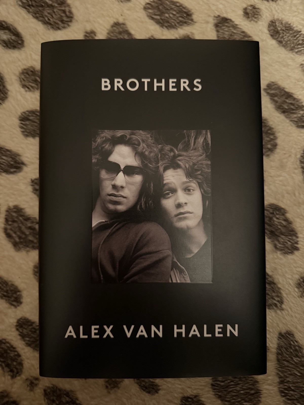 Alex Van Halen Signed Brothers Book