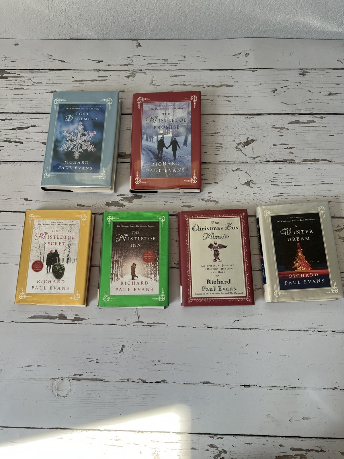 Richard Paul Evans Book Lot 6 HCDJ 6 Ex-lib