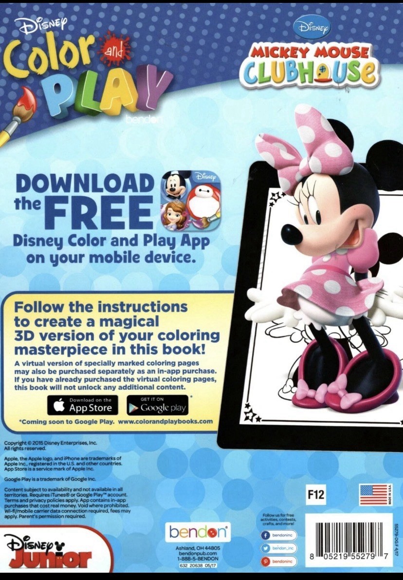 Disney Mickey Mouse Clubhouse Color & Play (Includes Stickers)
