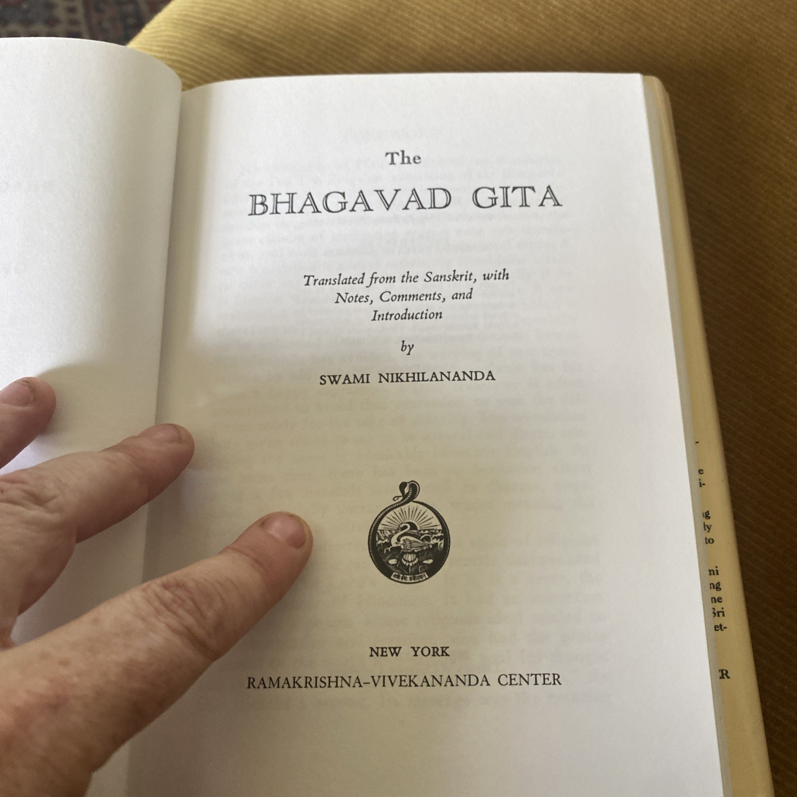 The Bhagavad-Gita