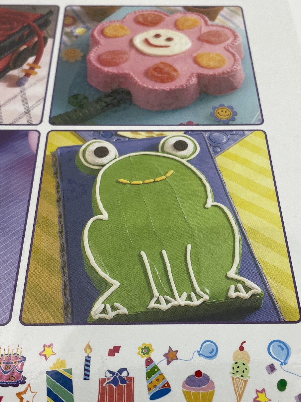 Birthday Cakes For Kids Recipes & Cake Decorating Cookbook Hardcover Sealed I1
