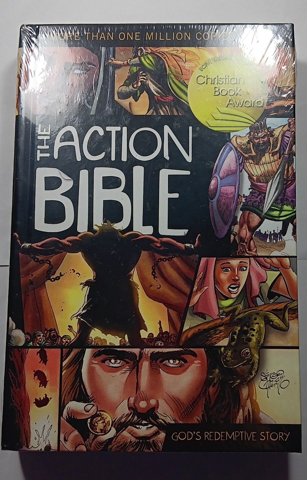 The Action Bible: God’s Redemptive Story Hardcover- Doug Mauss, Sergio Cariello
